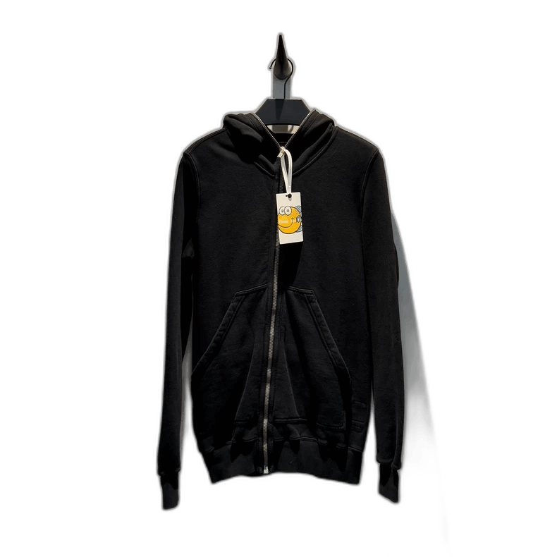 Rick Owens Drkshdw rickowens black full - zip hoodie Size US S / EU 44-46 / 1 - 1 Thumbnail