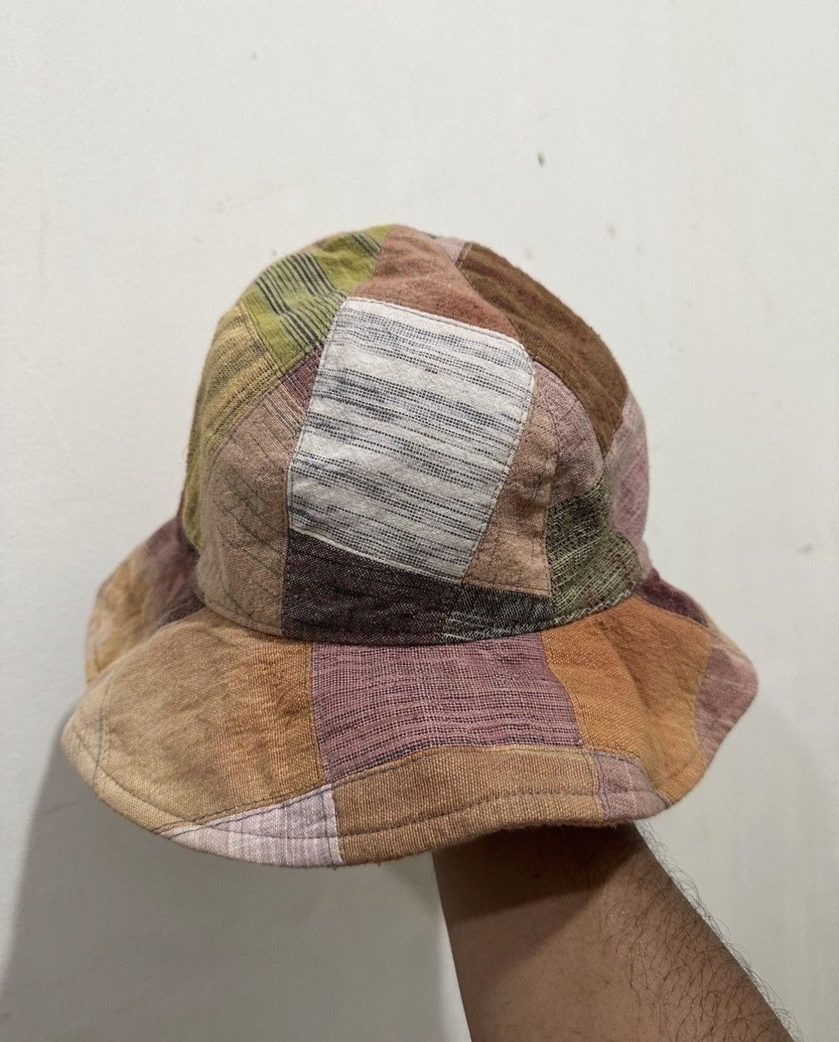 Japanese Brand VTG Patchwork Style Kapital Hat Size ONE SIZE - 2 Thumbnail