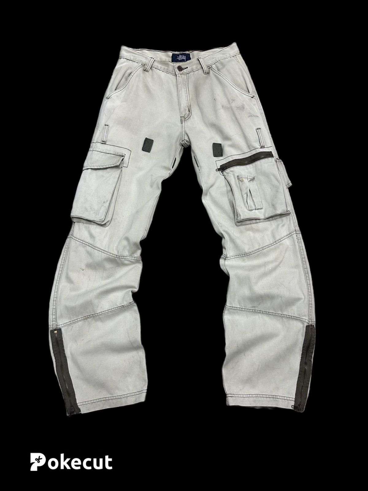 Stussy × Vintage Vintage Stussy Pants Size US 29 - 1 Thumbnail