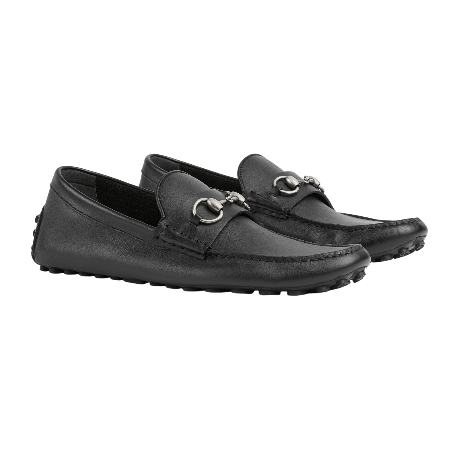 Adidas  Gucci Gucci x Adidas Black Leather Horsebit Loafer | Grailed