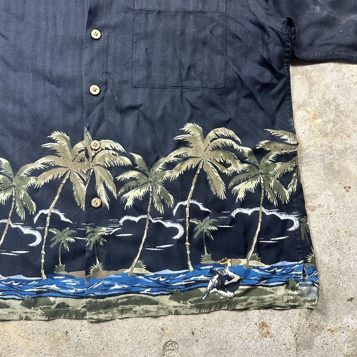 Caribbean VTG 90s Caribbean Palm Trees Button Up Hawaiian Shirt Size US XL / EU 56 / 4 - 3 Thumbnail