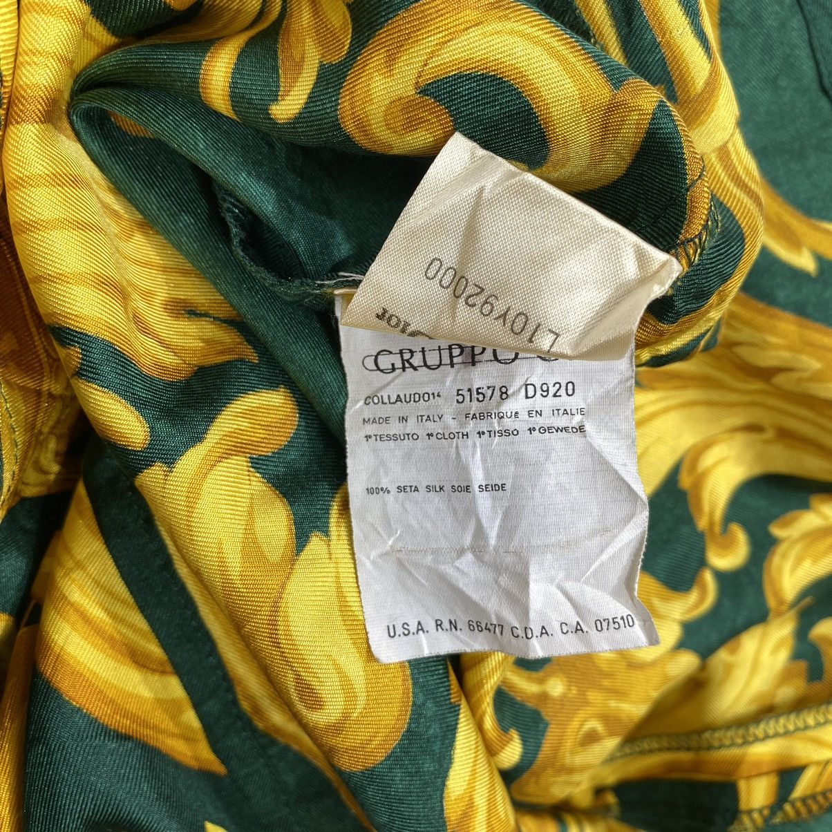 Christian Dior Monsieur CHRISTIAN DIOR COORDONES 90S Archive Silk Shirt Baroque Size US XXS / EU 40 - 9 Thumbnail