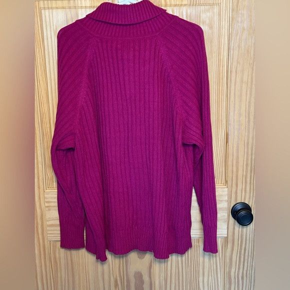 St. Johns Bay St John’s Bay Women Sweater Size 2XL Hot Pink Knit Collared Size XXL / US 16-18 / IT 52-54 - 6 Thumbnail