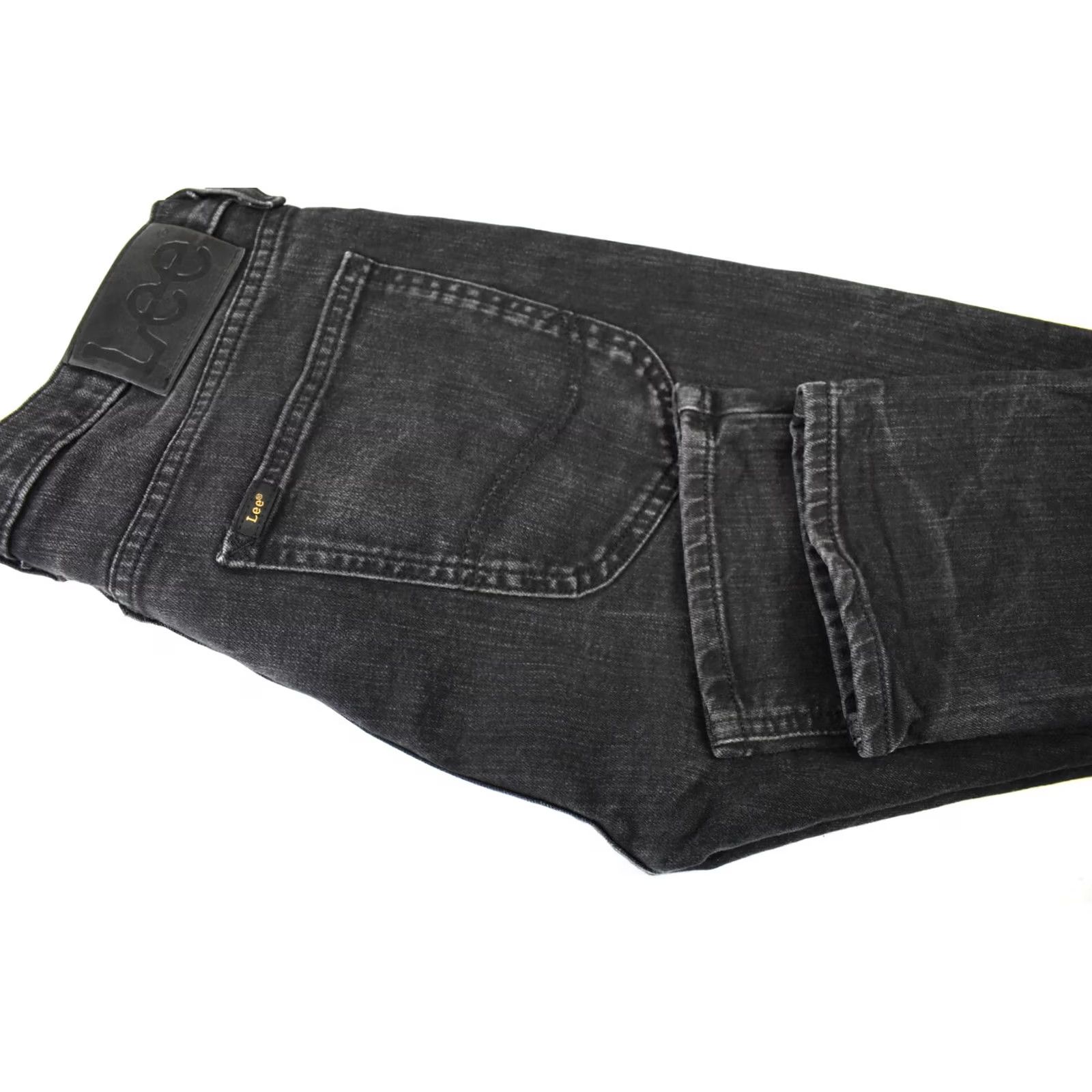 Lee Lee Luke Jeans Men's Slim Fit Gray Denim Pants W31/L32 Zip Fly Size US 31 - 4 Thumbnail