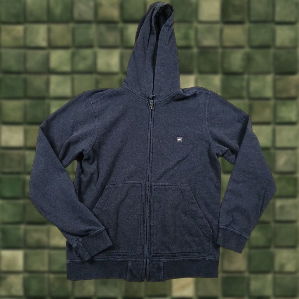 Quiksilver Quicksilver Full Zip Hoodie Sweatshirt Mens Small Black Hoodie Night Outdoor Regular Mens Size US S / EU 44-46 / 1 - 1 Thumbnail