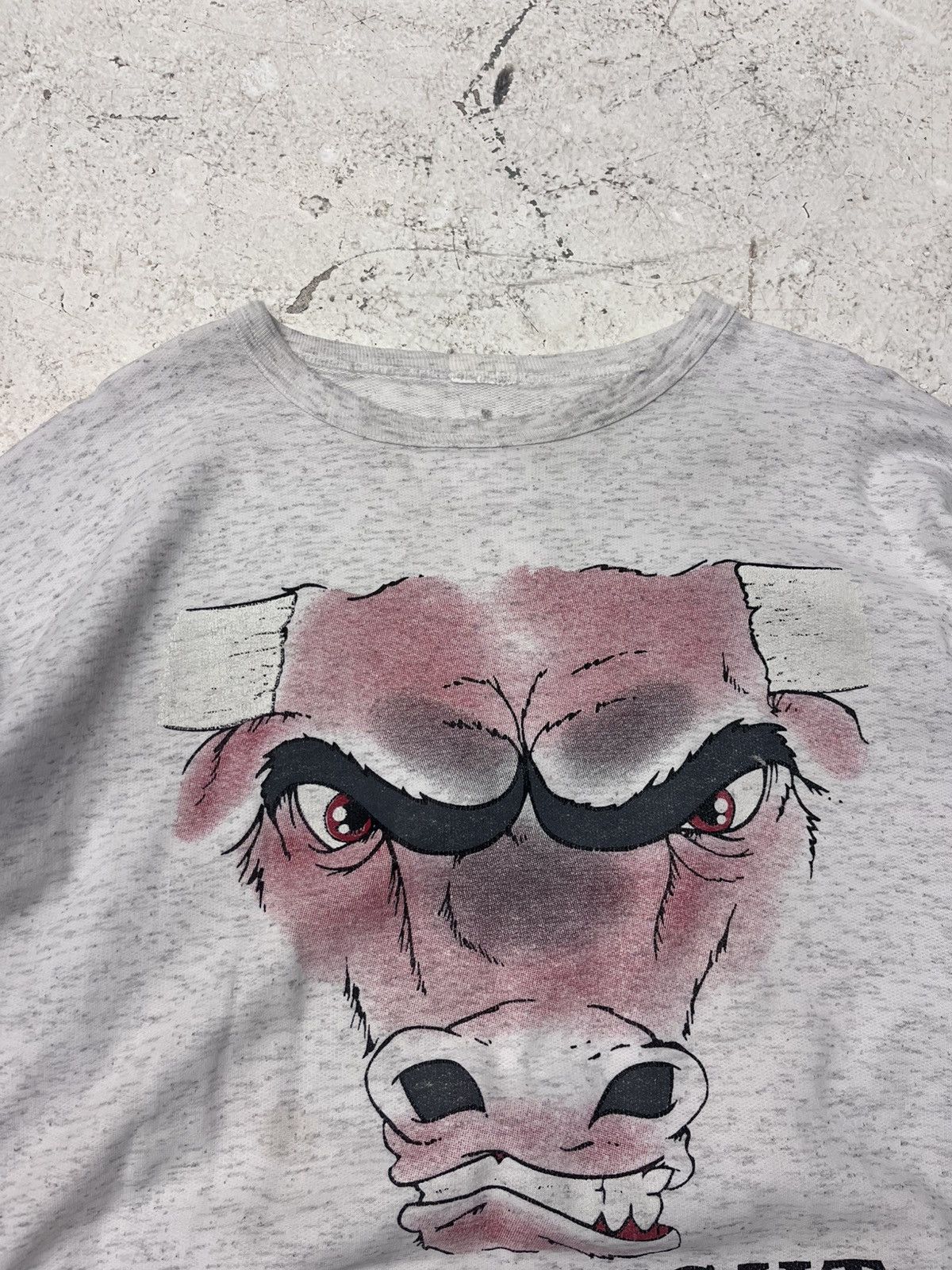 Vintage Vintage light grey bull fight crewneck Size US L / EU 52-54 / 3 - 1 Thumbnail