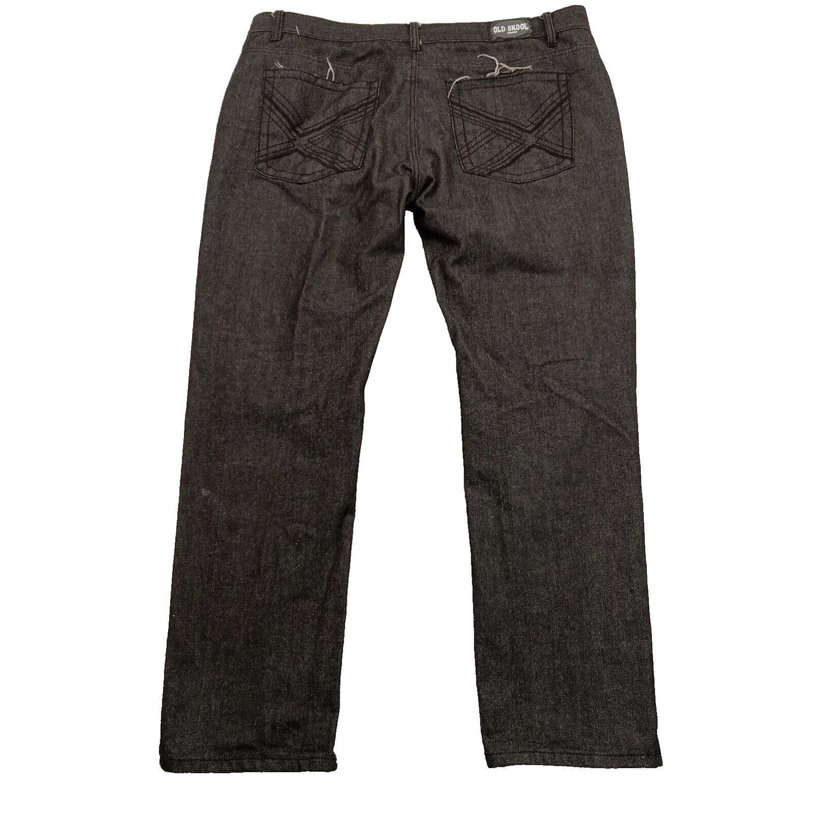 & Other Stories Old Skool Jeans 40 X 30 Western Straight Black Split Hem Size US 40 / EU 56 - 1 Thumbnail