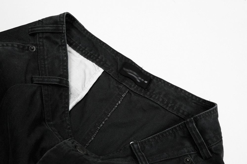 Vintage Men's distressed washed workwear scimitar trousers Size US 32 / EU 48 - 3 Thumbnail