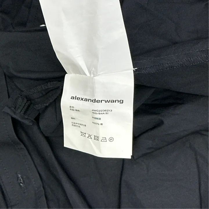Alexander Wang Alexander Wang Black Waist Tie Button-Up Shirt - Size S / US 4 / IT 40 - 5 Thumbnail