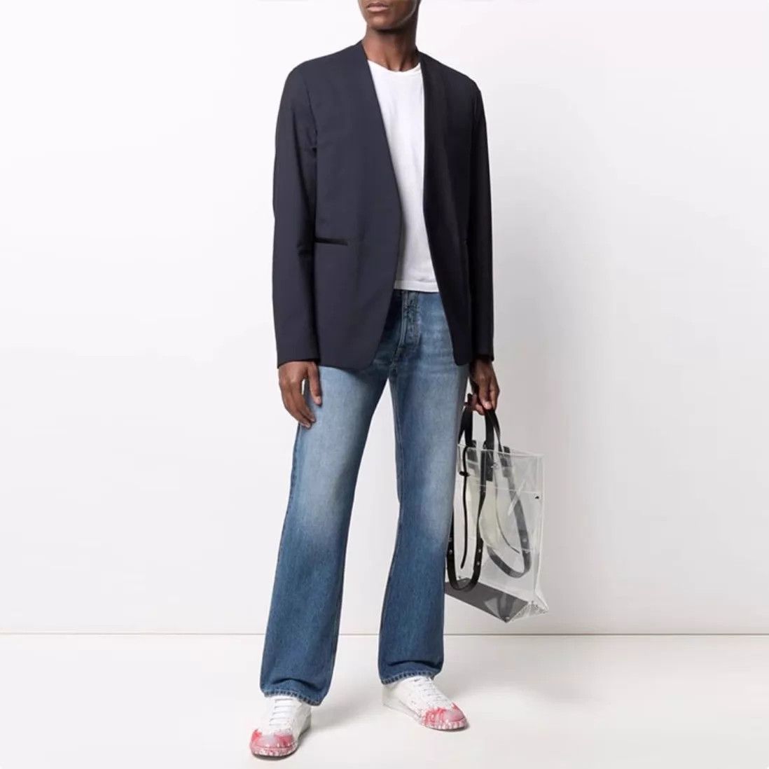 Maison Margiela Maison Margiela Straight Leg Blue Jeans 31 Size US 31 - 1 Thumbnail