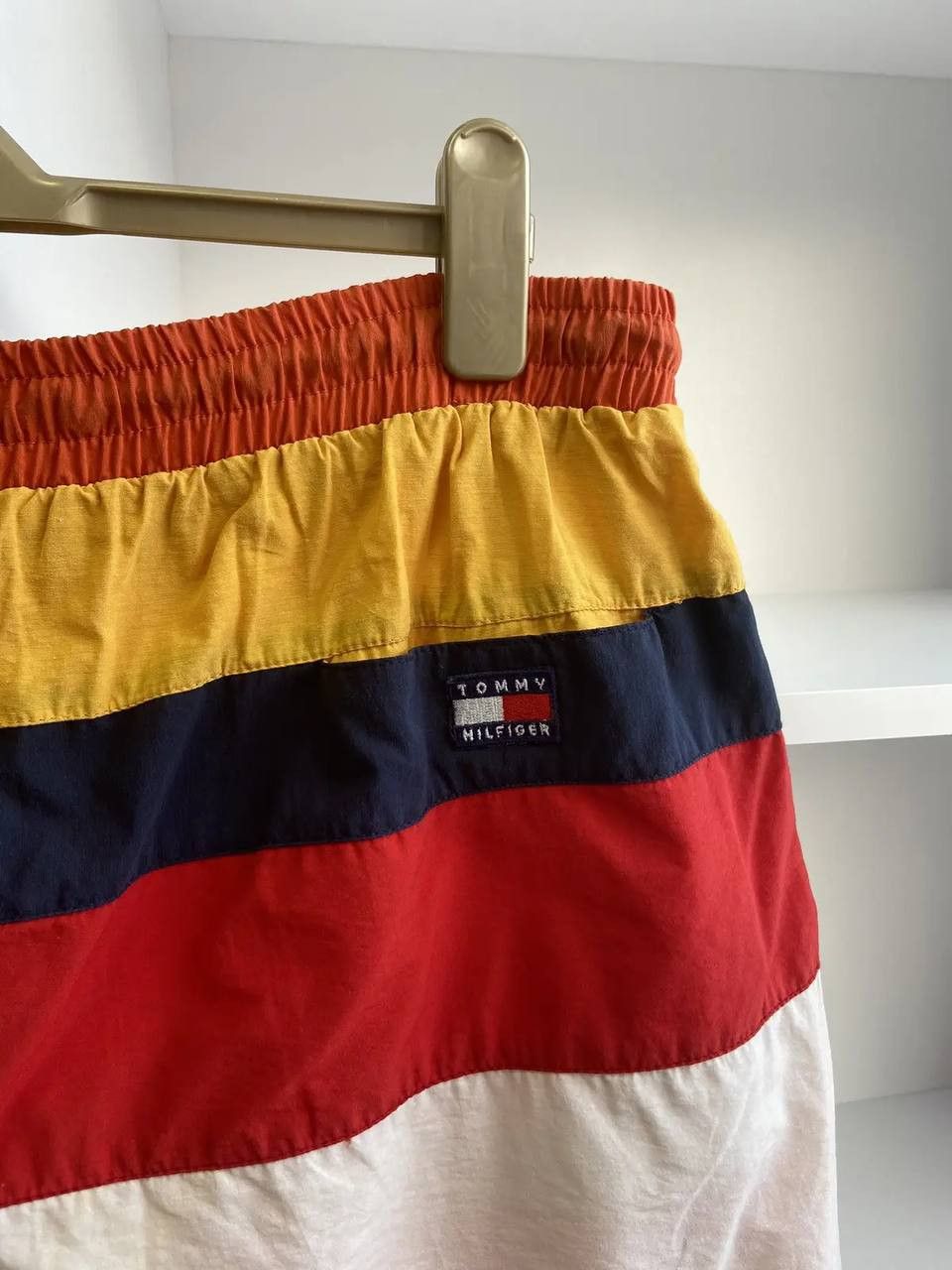 Tommy Hilfiger × Vintage Vintage 90s Tommy Hilfiger Nylon Shorts Size US 32 / EU 48 - 6 Thumbnail