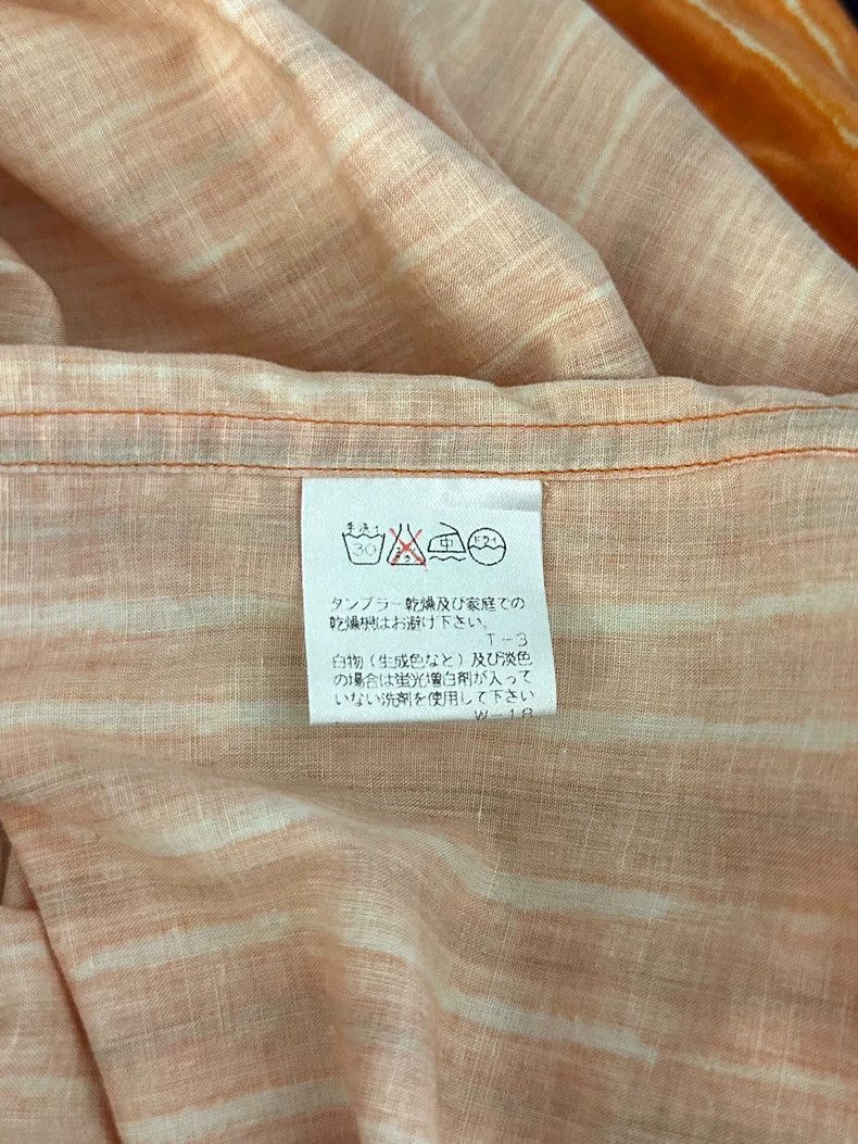 Issey Miyake Issey Miyake Orange striped tie-dyed long-sleeved shirt Size US L / EU 52-54 / 3 - 4 Thumbnail