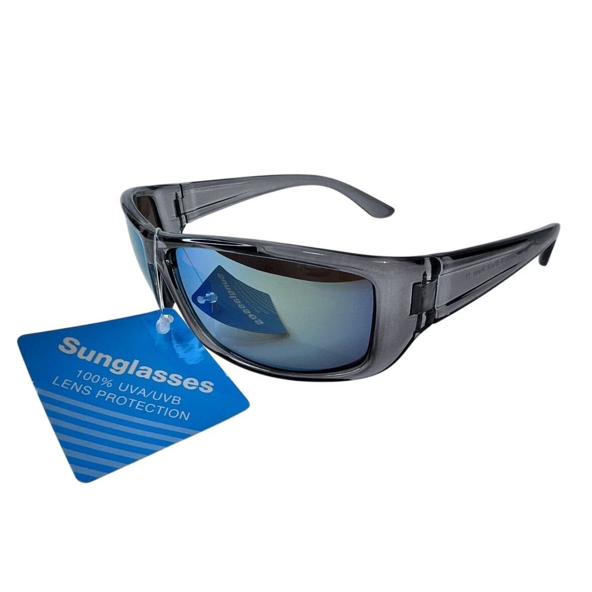 Other Black Wraparound Sunglasses With 100% UVA/UVB Protection Mir Size ONE SIZE - 6 Thumbnail
