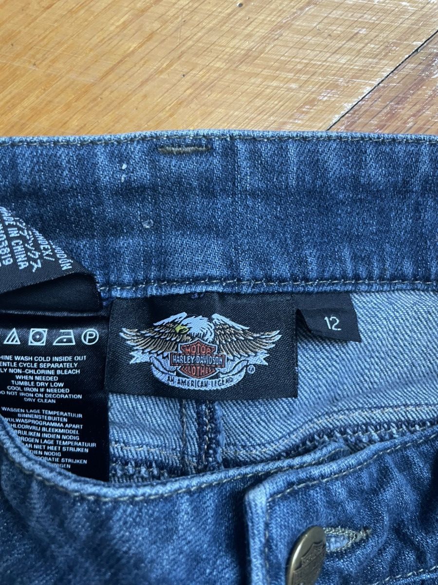 Harley Davidson Y2K Embellished Y2K Harley Davidson jeans Size 34" / US 12 / IT 48 - 4 Thumbnail