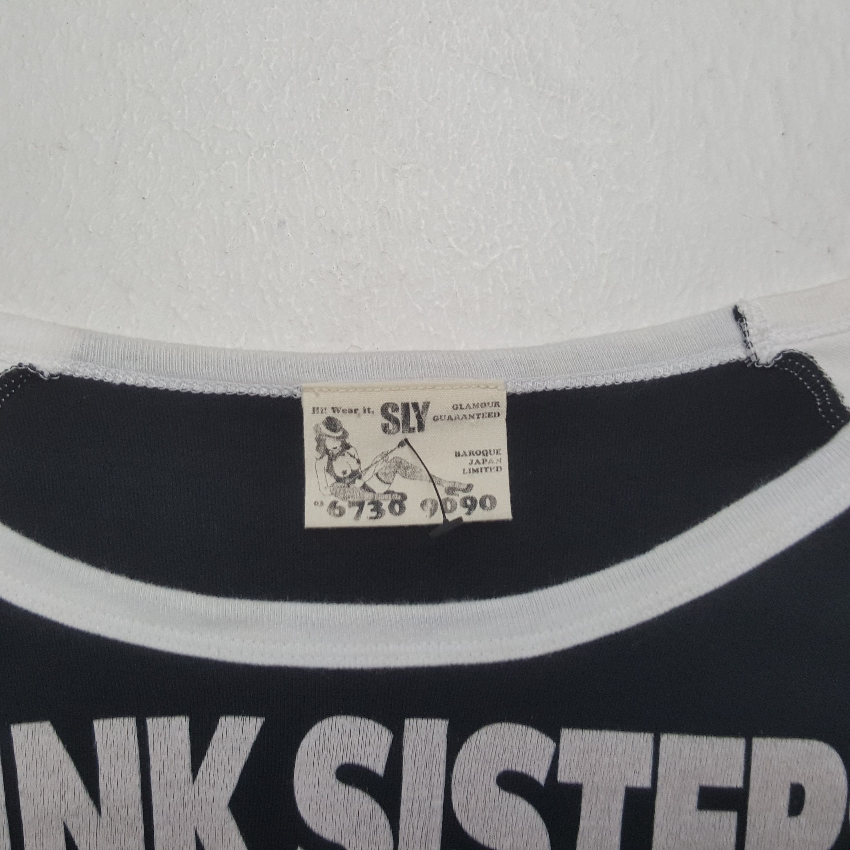 Japanese Brand FUNK SISTERS Streetwear Style Tshirt 31 Size XS / US 0-2 / IT 36-38 - 5 Thumbnail