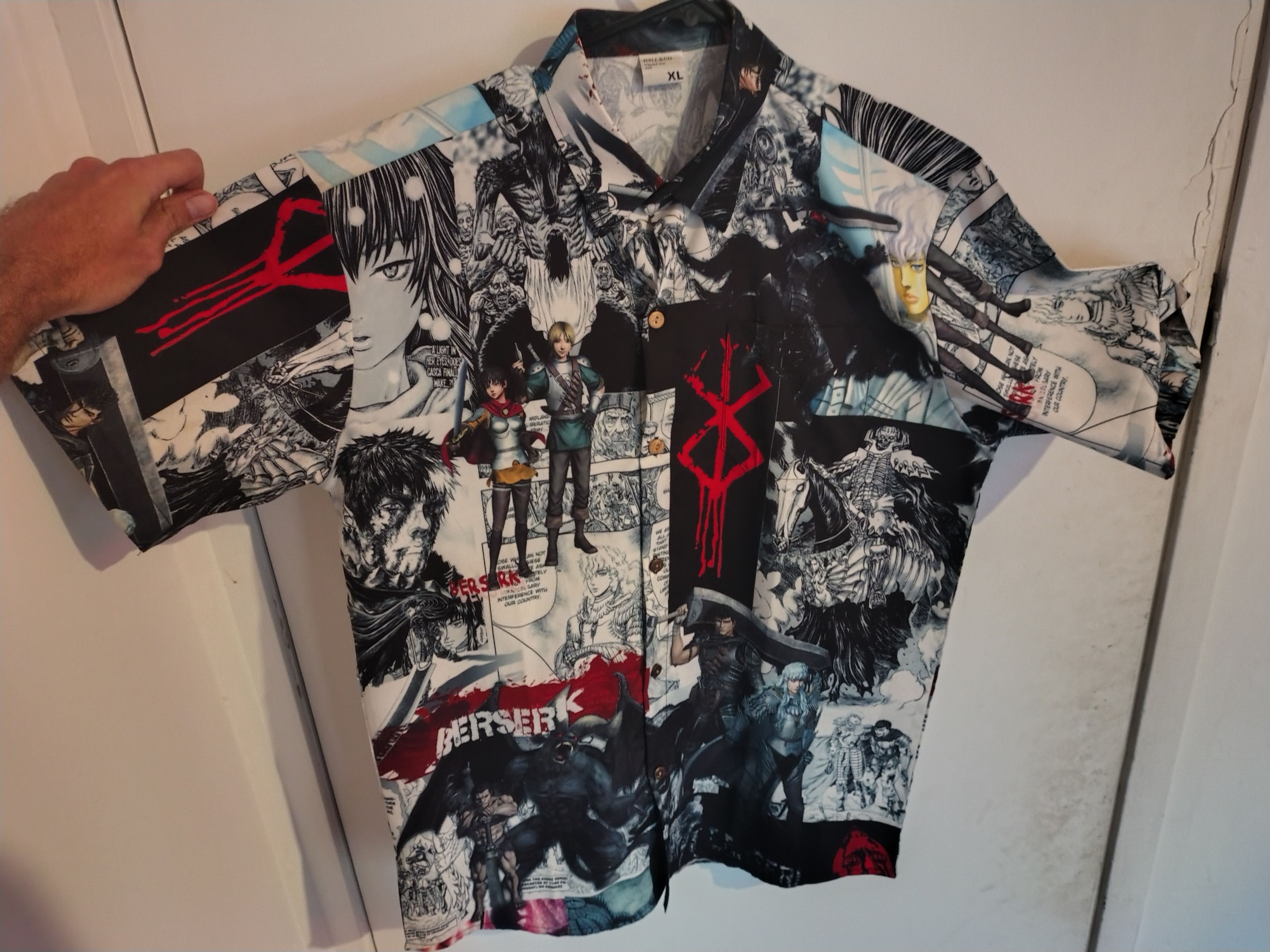 Other Berserk Anime Button Up by Ryll & Co Size US XL / EU 56 / 4 - 1 Preview