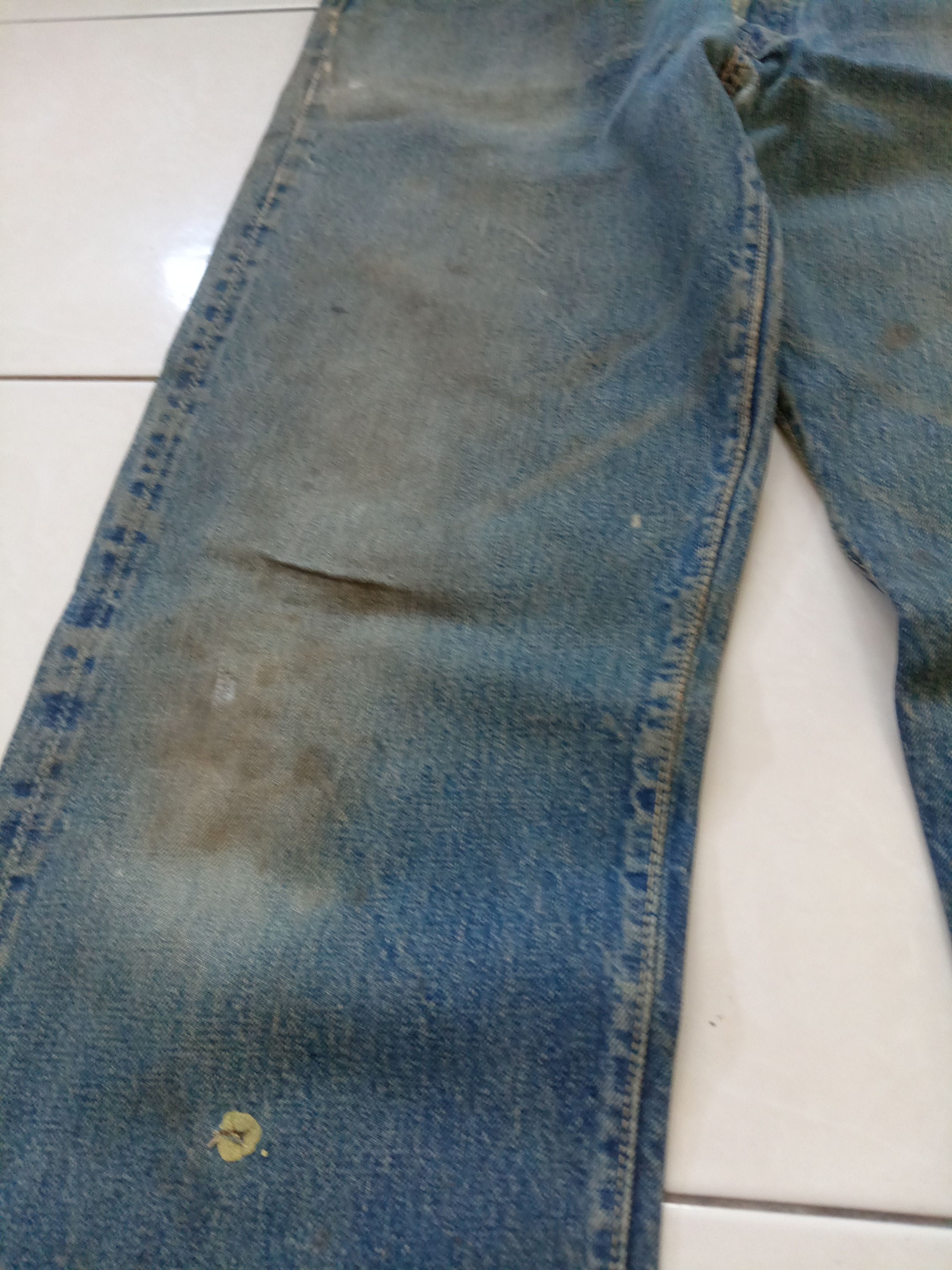 Levi's Vintage Levi's 501xx big E distressed jeans Size US 31 - 4 Thumbnail