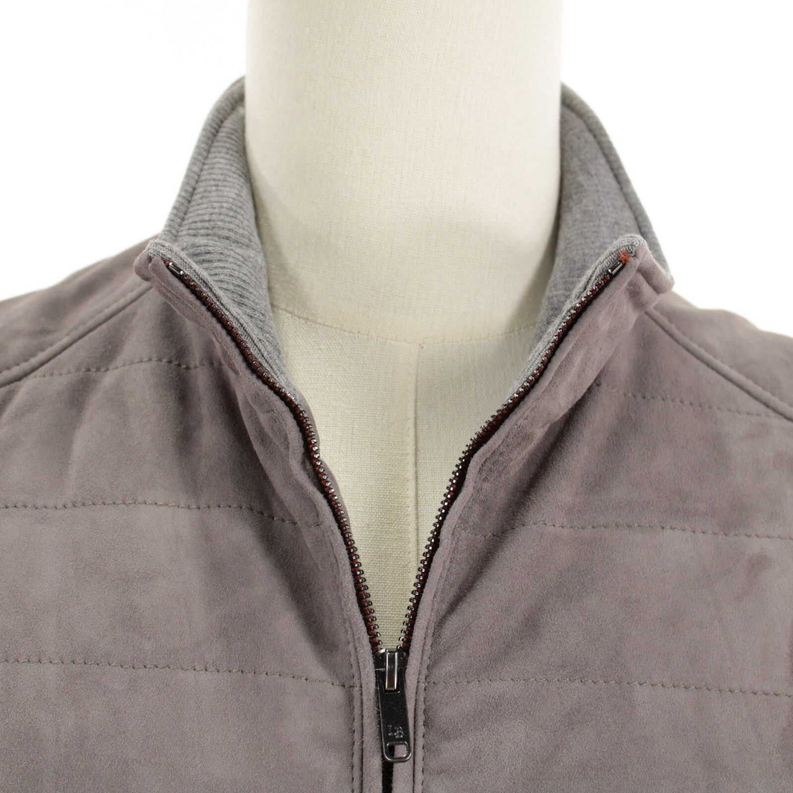Luciano Barbera Luciano Barbera Vest Size M US In Gray Leather Size US M / EU 48-50 / 2 - 2 Thumbnail
