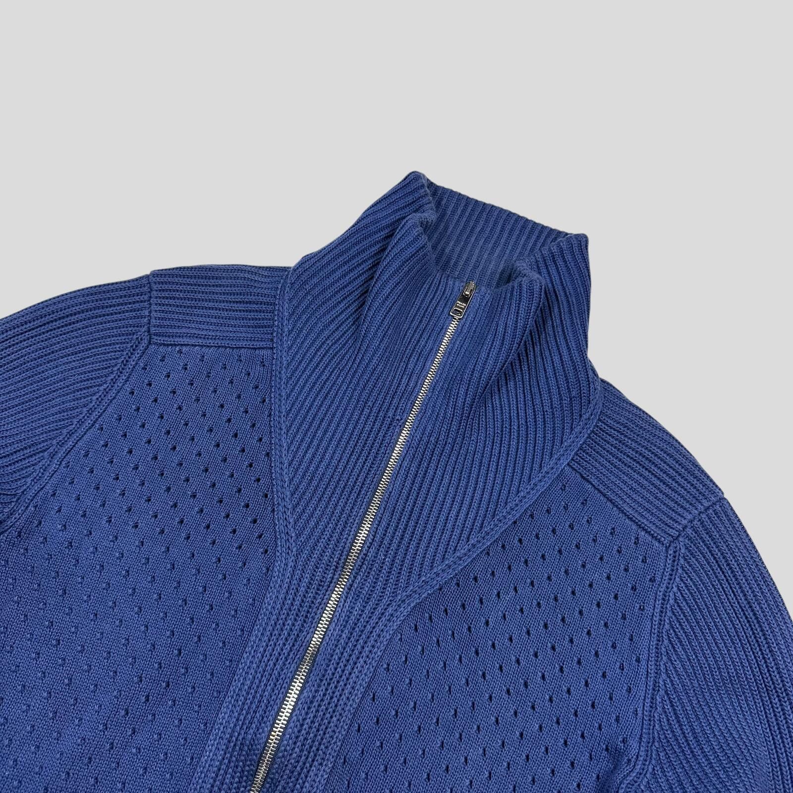 Prada Prada Milano 2018 Perforated Heavy Knit Cardigan Jacket - M Size US M / EU 48-50 / 2 - 3 Thumbnail