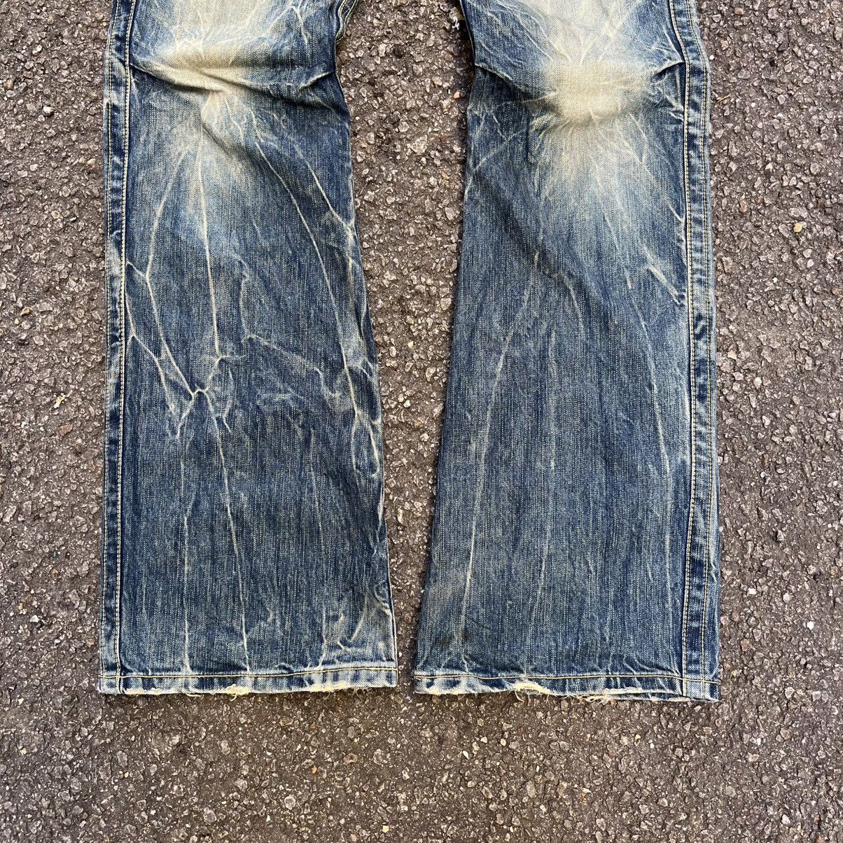 Hysteric Glamour Flared Japanese Vtg Blue Way Rusty Whiskered Mudwash Jeans Size US 30 / EU 46 - 2 Thumbnail