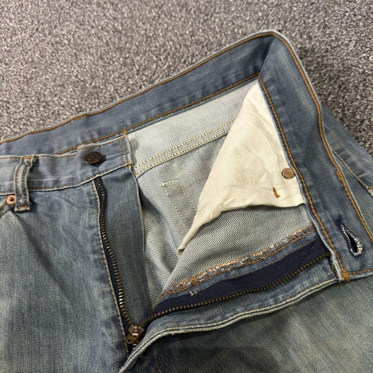 Engineered Garments × Levi's Vintage Flared y2k Levis 517 Distressed Denim Boot Cut W34 Size US 34 / EU 50 - 12 Thumbnail
