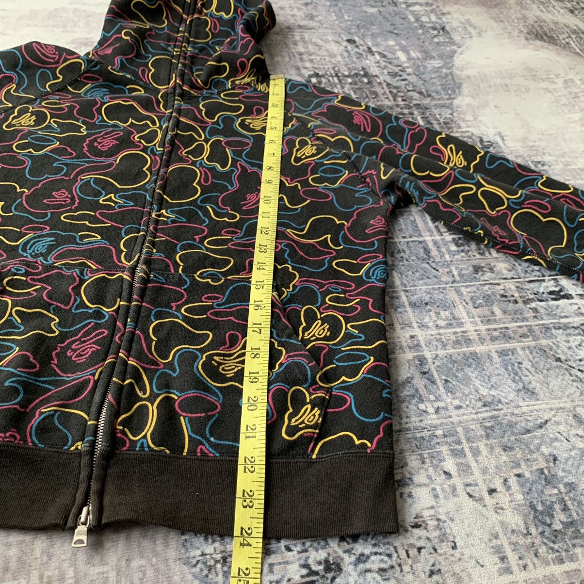 Bape Neon Camo Full Zip Hoodie Size S / US 4 / IT 40 - 14 Thumbnail