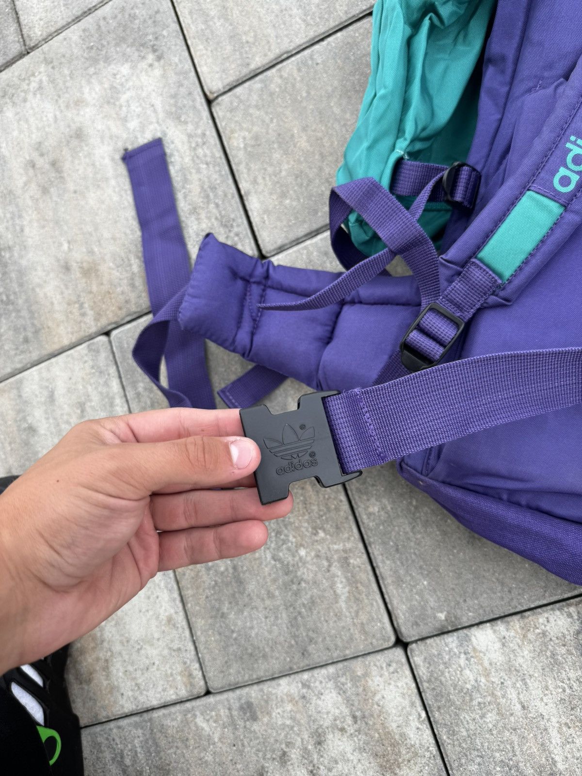 Adidas CRAZY! Adidas Retro 90s Pro 50 Himalaya Backpack Hiking Rare Size ONE SIZE - 19 Thumbnail