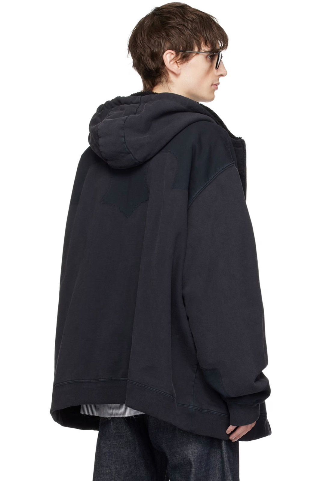 Maison Margiela Maison Margiela Oversized zipper fleece hoodie Size US M / EU 48-50 / 2 - 15 Thumbnail