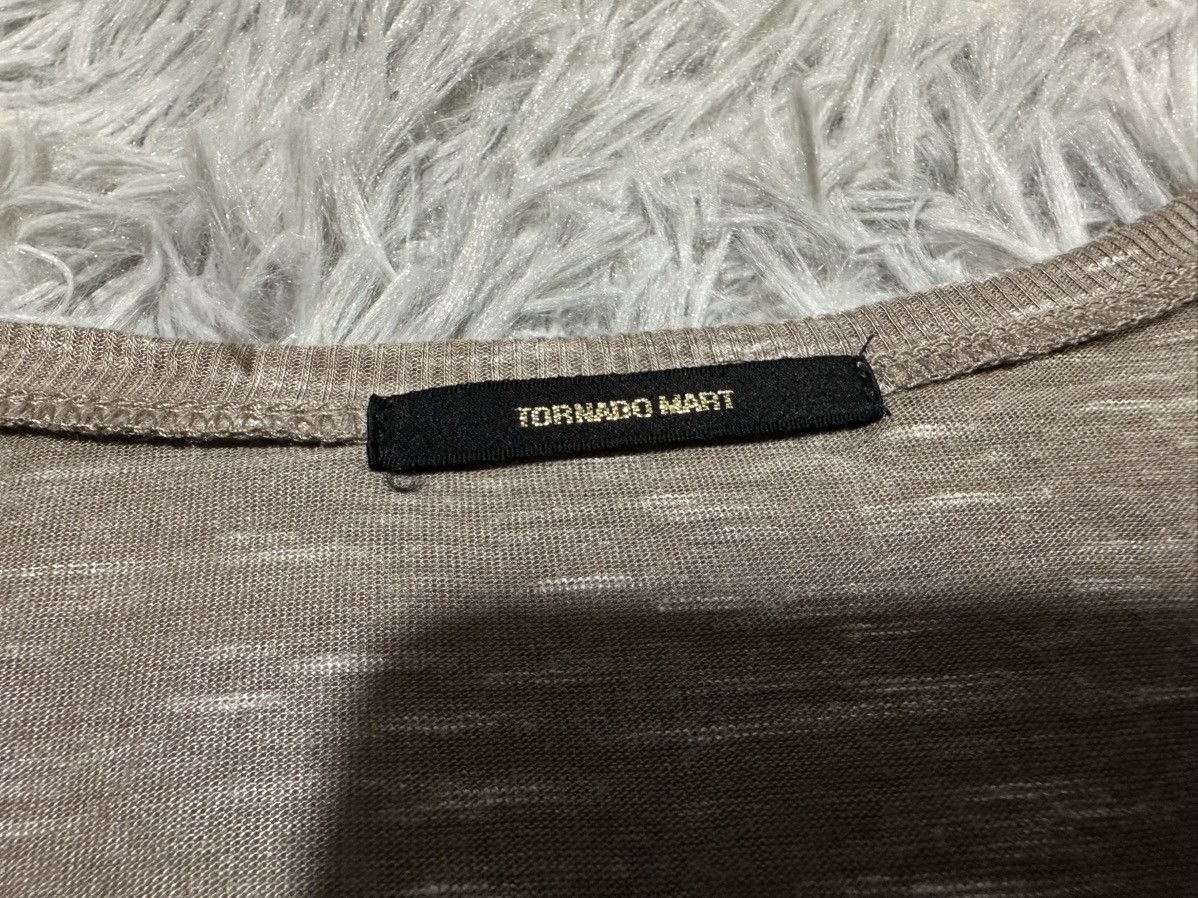 Tornado Mart 🔥Sick Y2K Tornado Mart Ruched Hybrid Ribbed Shirt Size US S / EU 44-46 / 1 - 5 Thumbnail