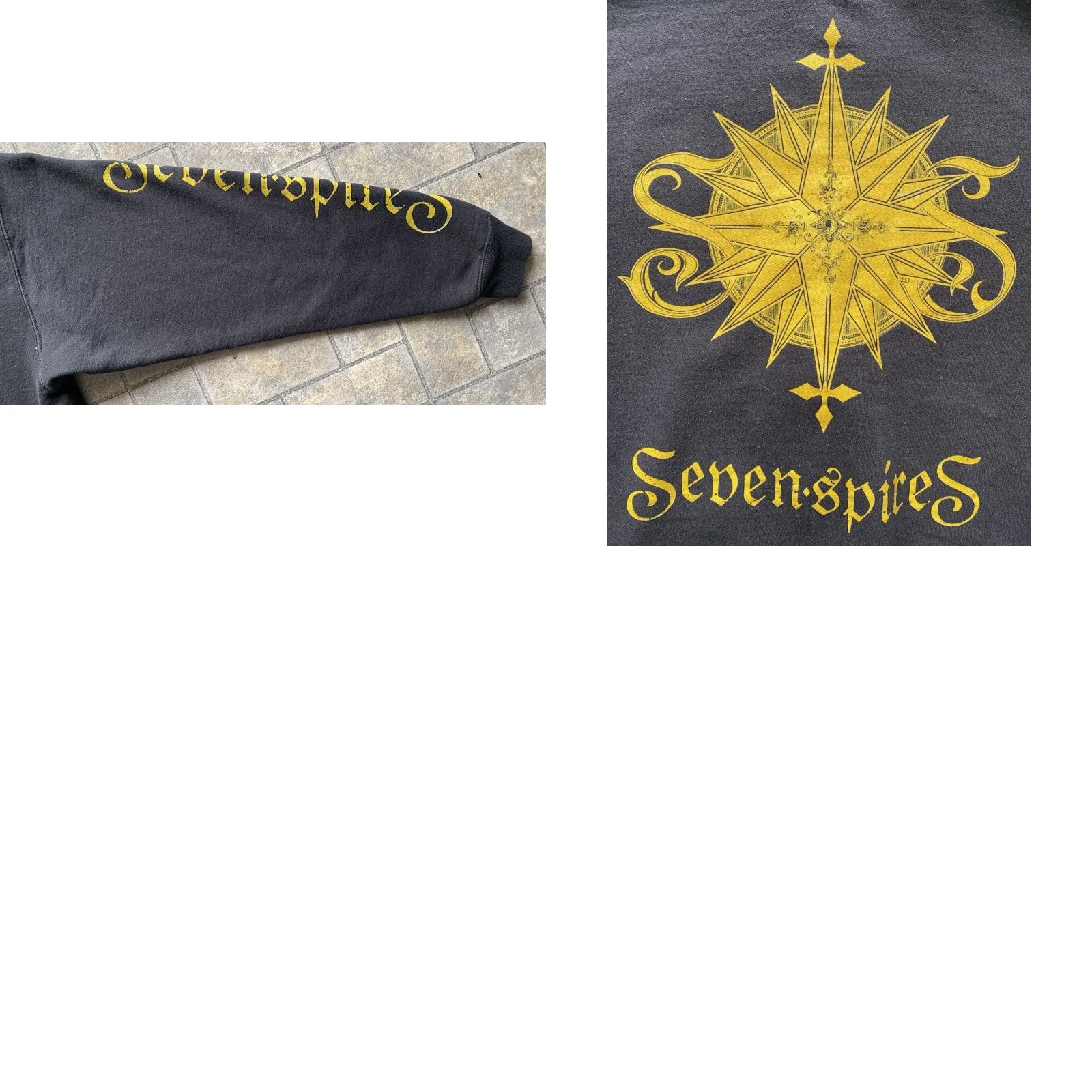 Port & Company Port & Company Hoodie Adult S Black Full Zip Music Seven Spires Metal Band Sweatshirt Size US S / EU 44-46 / 1 - 11 Thumbnail