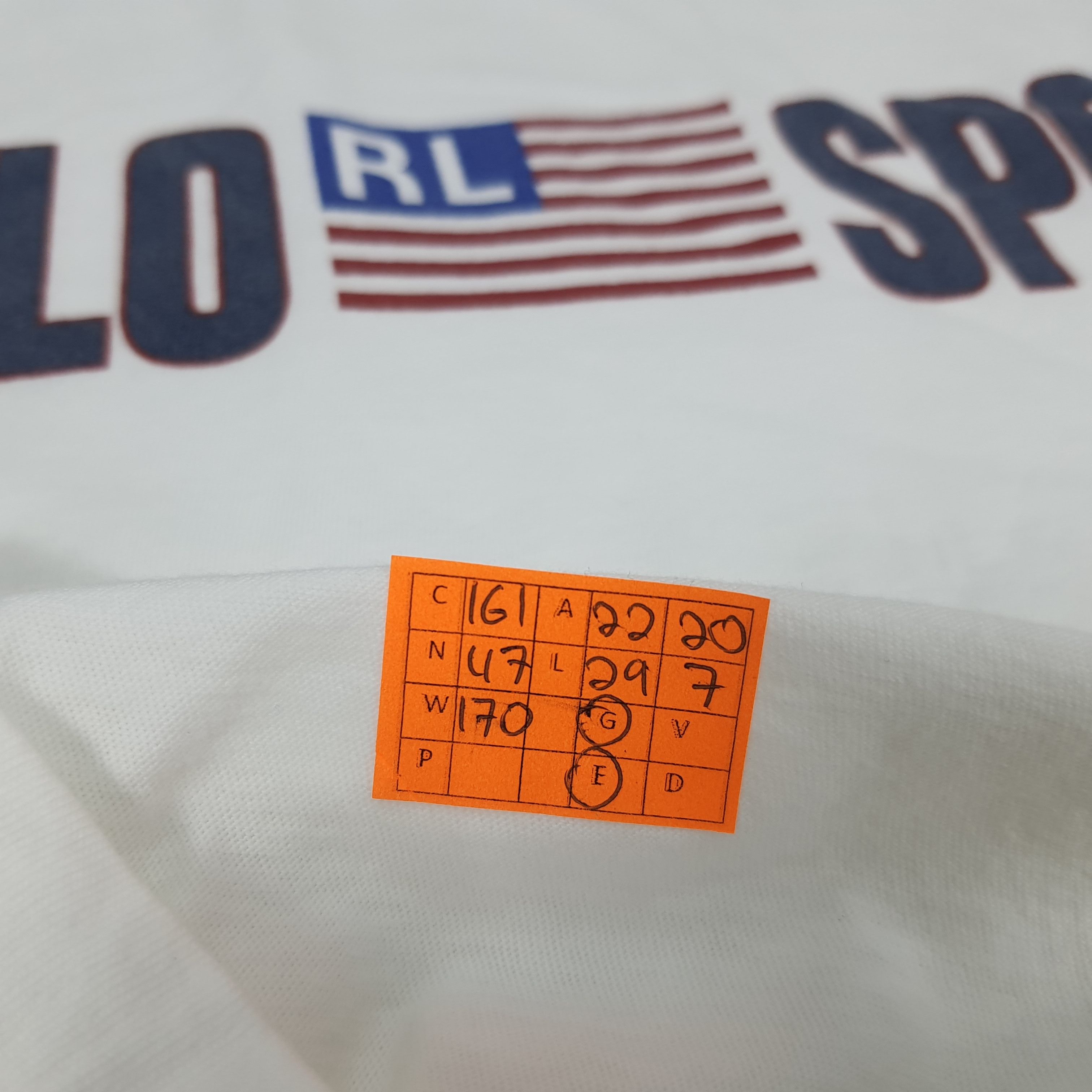 Polo Ralph Lauren Vintage POLO Sports Ralph Lauren America Flag T-shirt Size US L / EU 52-54 / 3 - 7 Thumbnail