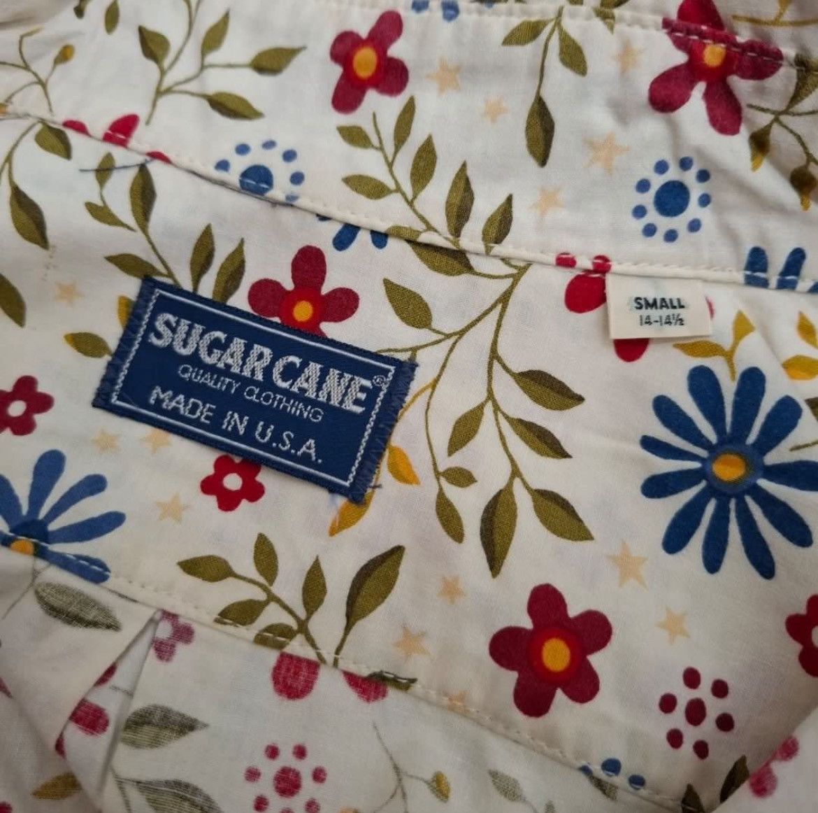 Sugar Cane Sugarcane Floral Shirt Size US S / EU 44-46 / 1 - 4 Thumbnail