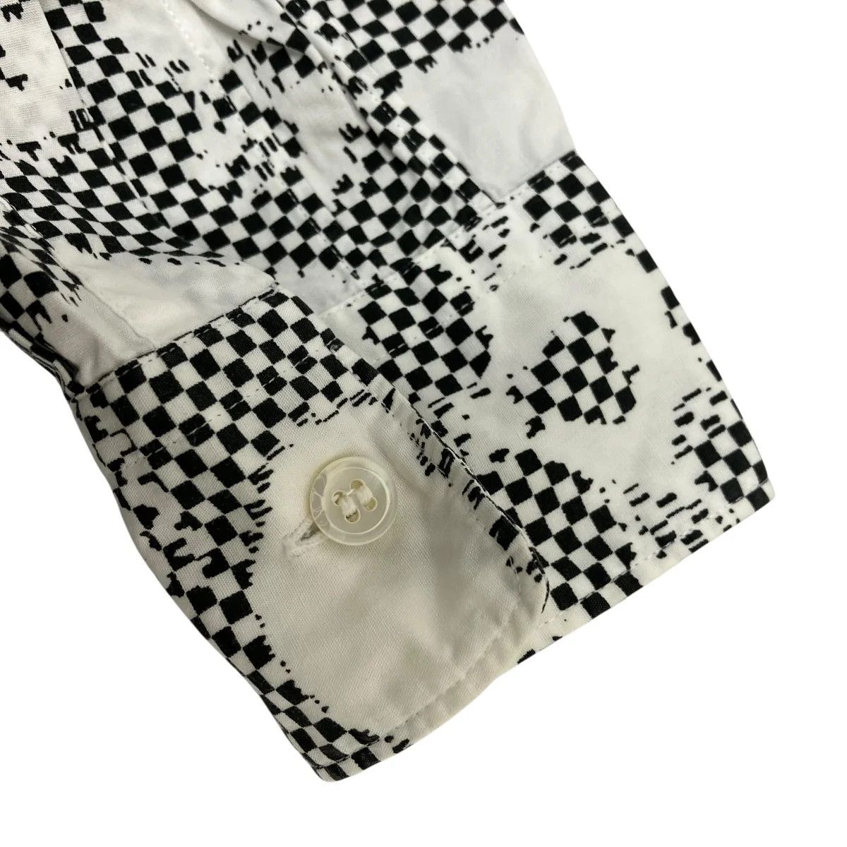 Comme des Garcons SS11 "Skull of Life" Patchwork Shirt Size US XS / EU 42 / 0 - 7 Thumbnail
