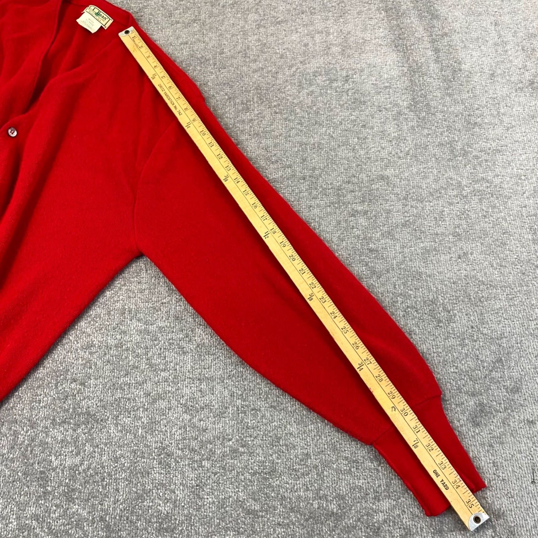 Vintage VINTAGE L.L. Bean Men’s XL Red Cardigan Sweater Acrylic Button Up Casual Outdoor Winter 90s Size US XL / EU 56 / 4 - 6 Thumbnail
