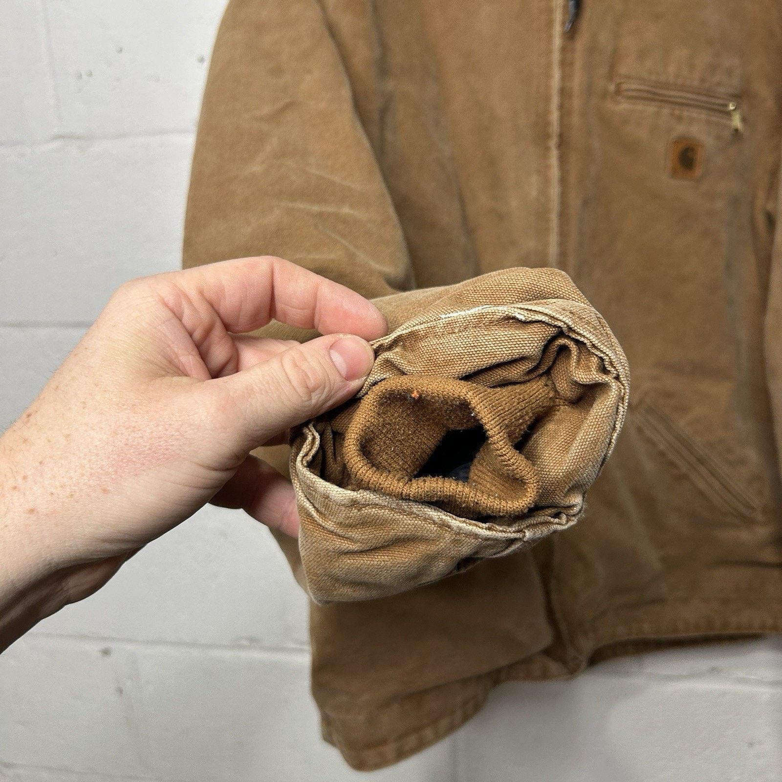 Carhartt Carhartt Sherpa-Lined Hooded Detroit Jacket “Brown” J141 Size US XL / EU 56 / 4 - 5 Thumbnail