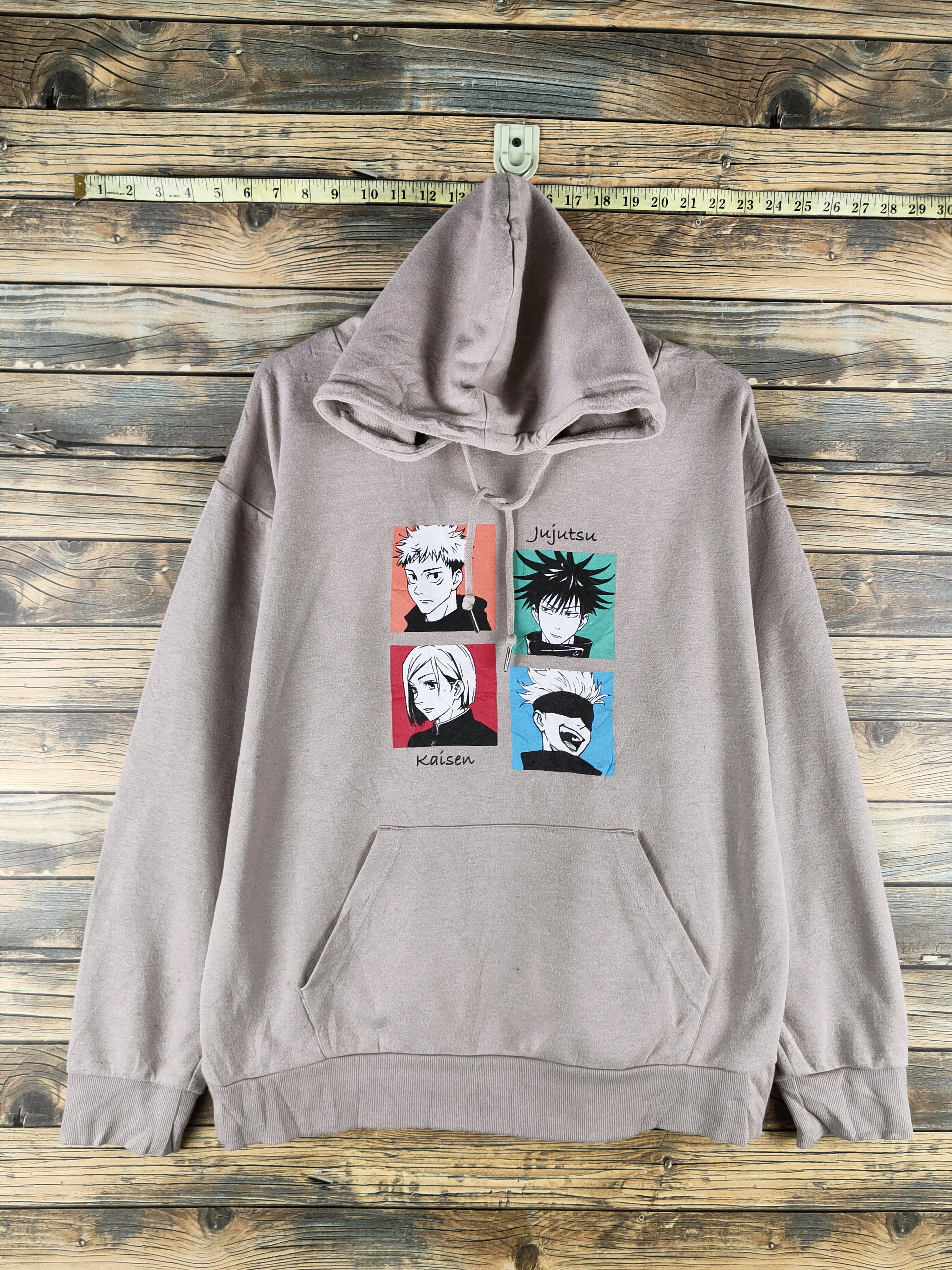 Japanese Brand 💥 JAPAN BAND💥 Beige Hoodie Sweatshirts Size US L / EU 52-54 / 3 - 1 Thumbnail