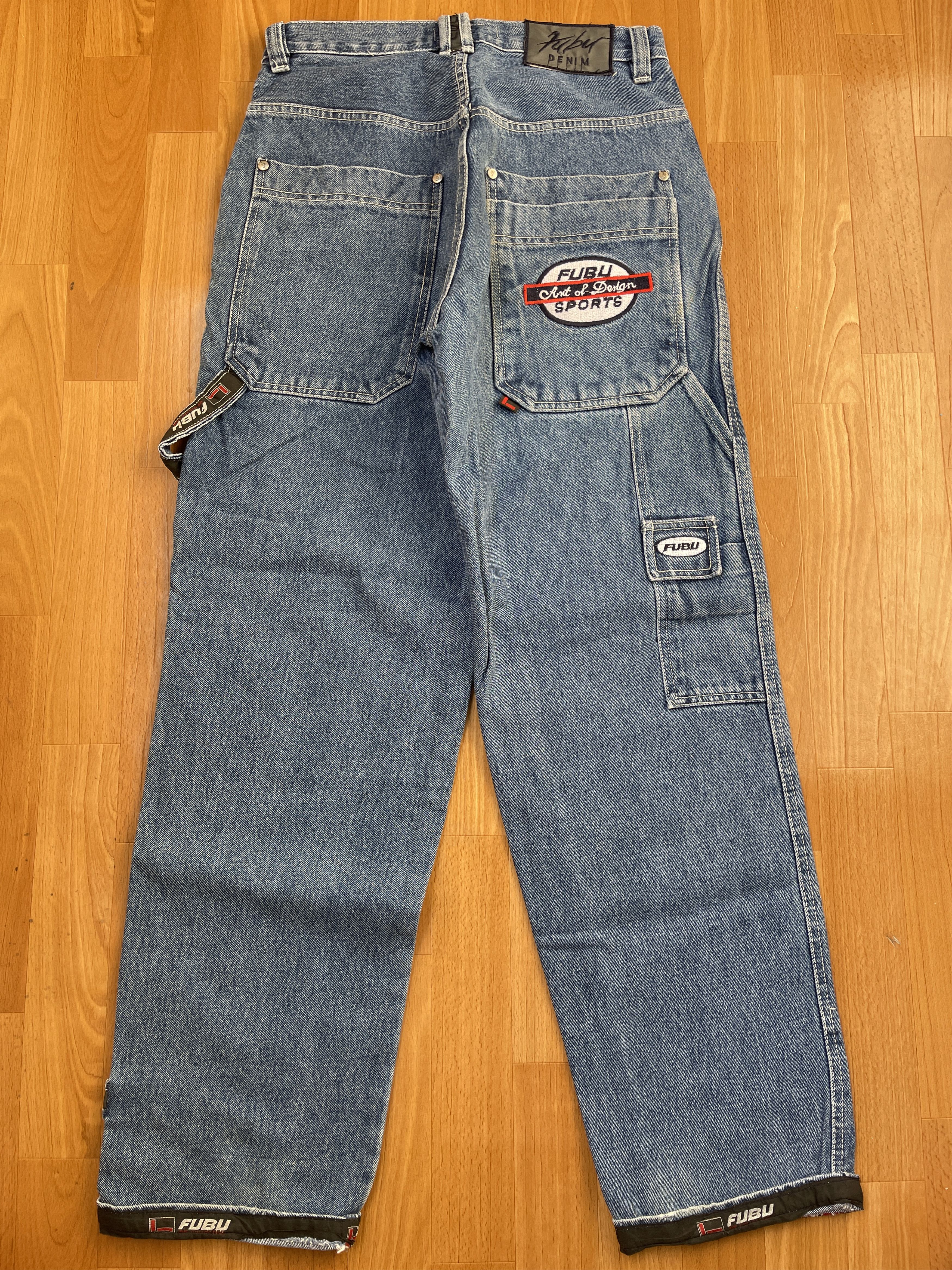Fubu FUBU jeans, vintage baggy jeans, 90s hip hop skater Y2K 32 Size US 32 / EU 48 - 1 Thumbnail