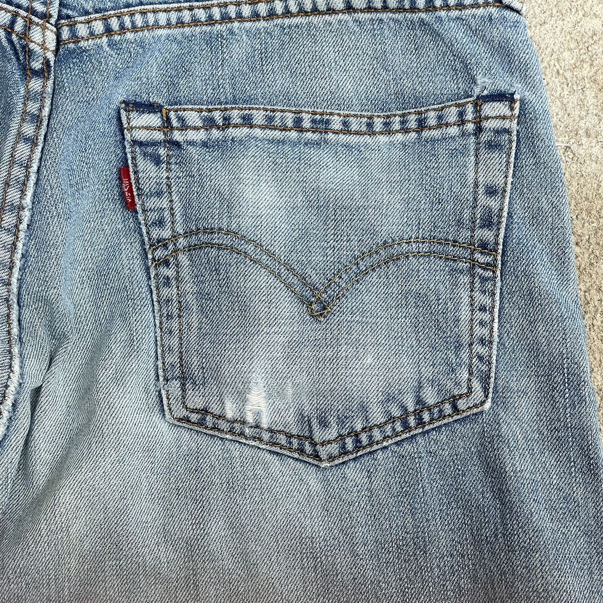 Levi's × Levi's Vintage Clothing “DISTRESSED SELVEDGED LEVIS” RARE WHITELINE SELVEDGE DENIM Size US 30 / EU 46 - 13 Thumbnail