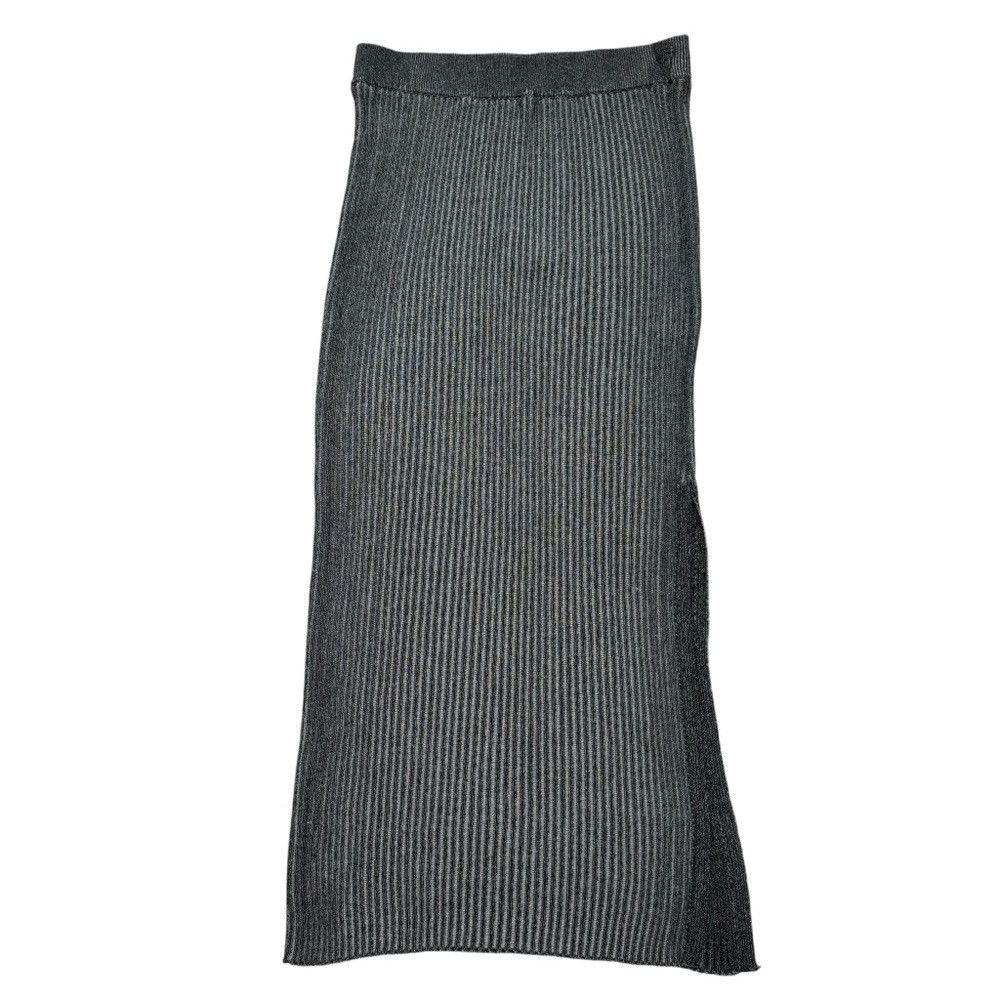 Zara NWT New Zara Long Knit Ribbed Skirt 8779/003 Size L Size 36" / US 14 / IT 50 - 5 Thumbnail