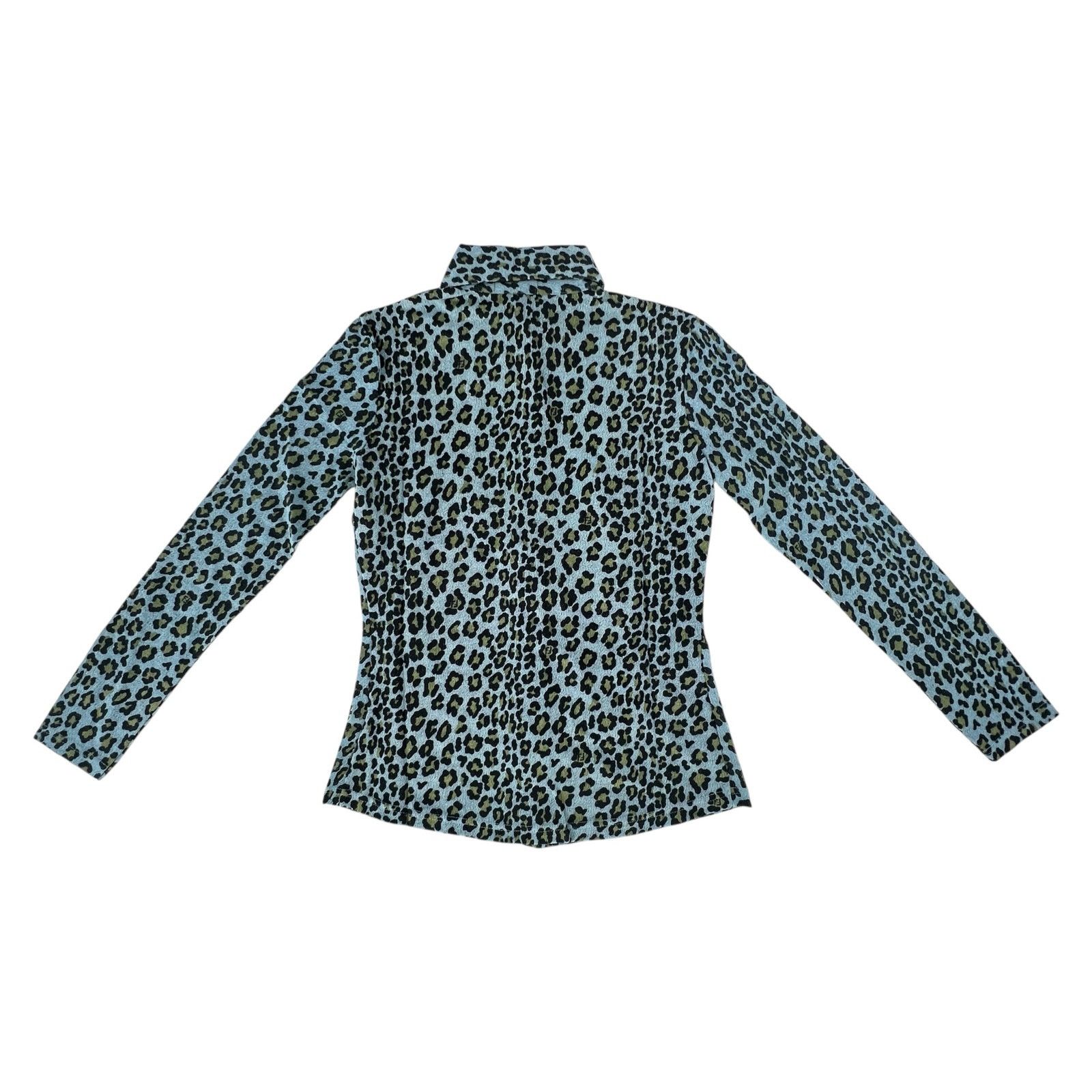 Fendi Fendi Vintage Leopard Print Button Down Blouse Size S / US 4 / IT 40 - 6 Thumbnail