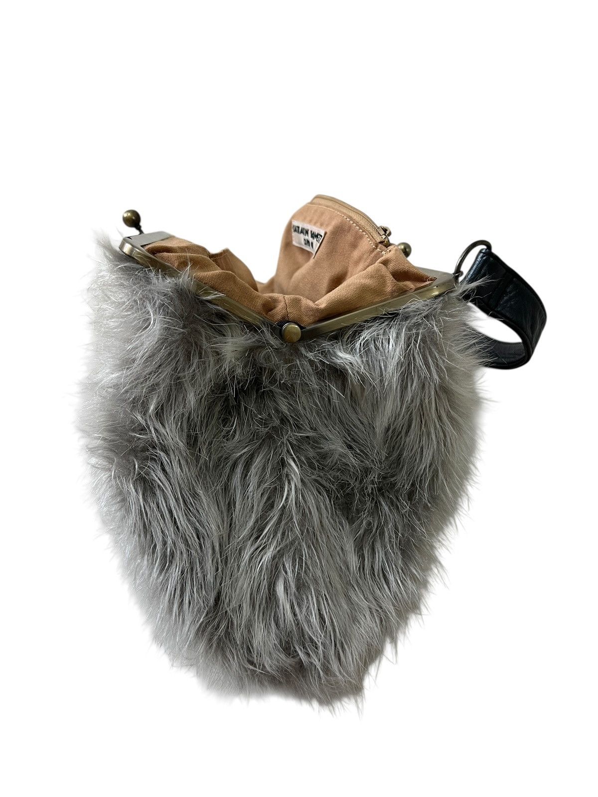 Katharine Hamnett London 1990s Katharine Hamnett London Fur Handle Bag Size ONE SIZE - 14 Thumbnail
