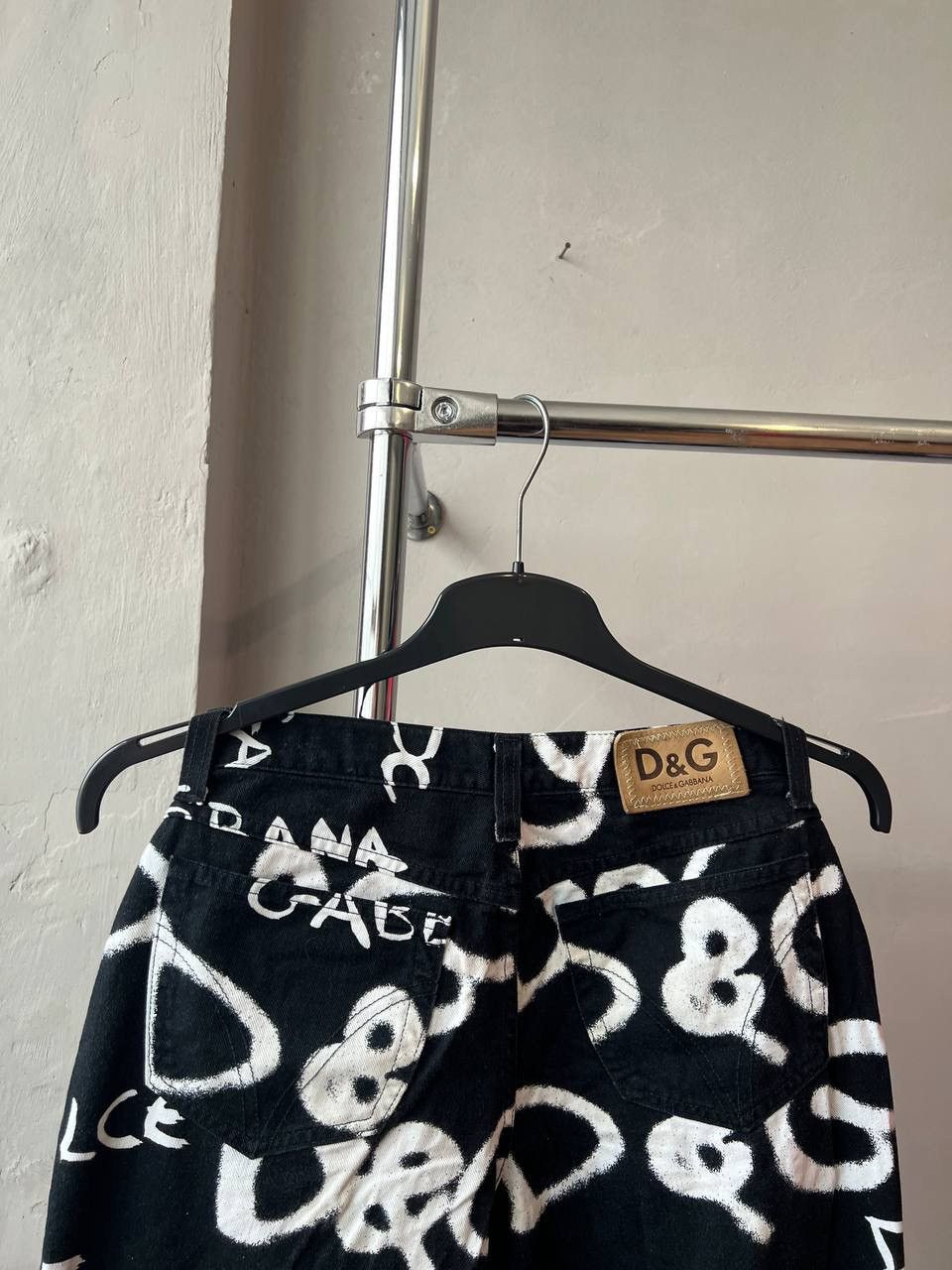 Dolce & Gabbana DILCE&GABBANA ARCHIVAL ICONIC GRAFFIC PRINT WOMEN PANTS 31 Size 31" - 15 Thumbnail