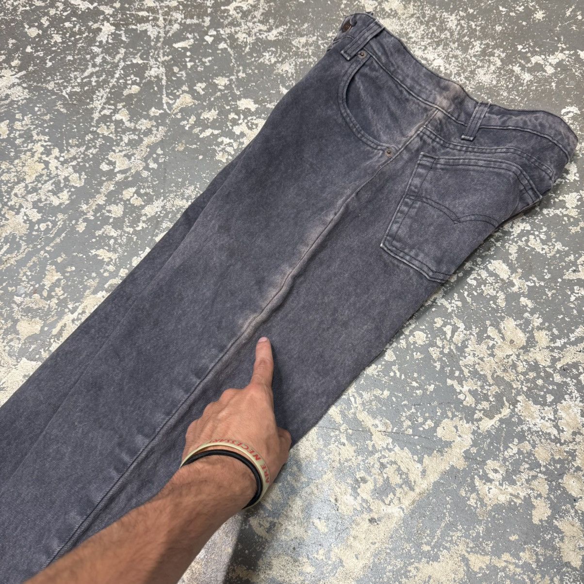 Levi's Vintage Levi’s 505 Black/Grey Denim Jeans USA NWT 90s Size US 29 - 12 Thumbnail