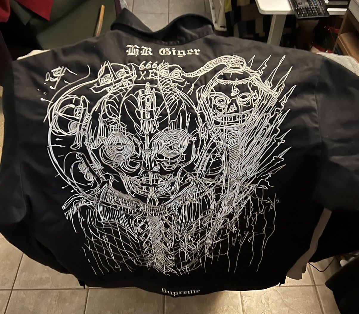 Supreme Supreme H.R Giger Work Jacket | Grailed Supreme Supreme H.R Giger Work Jacket | Grailed