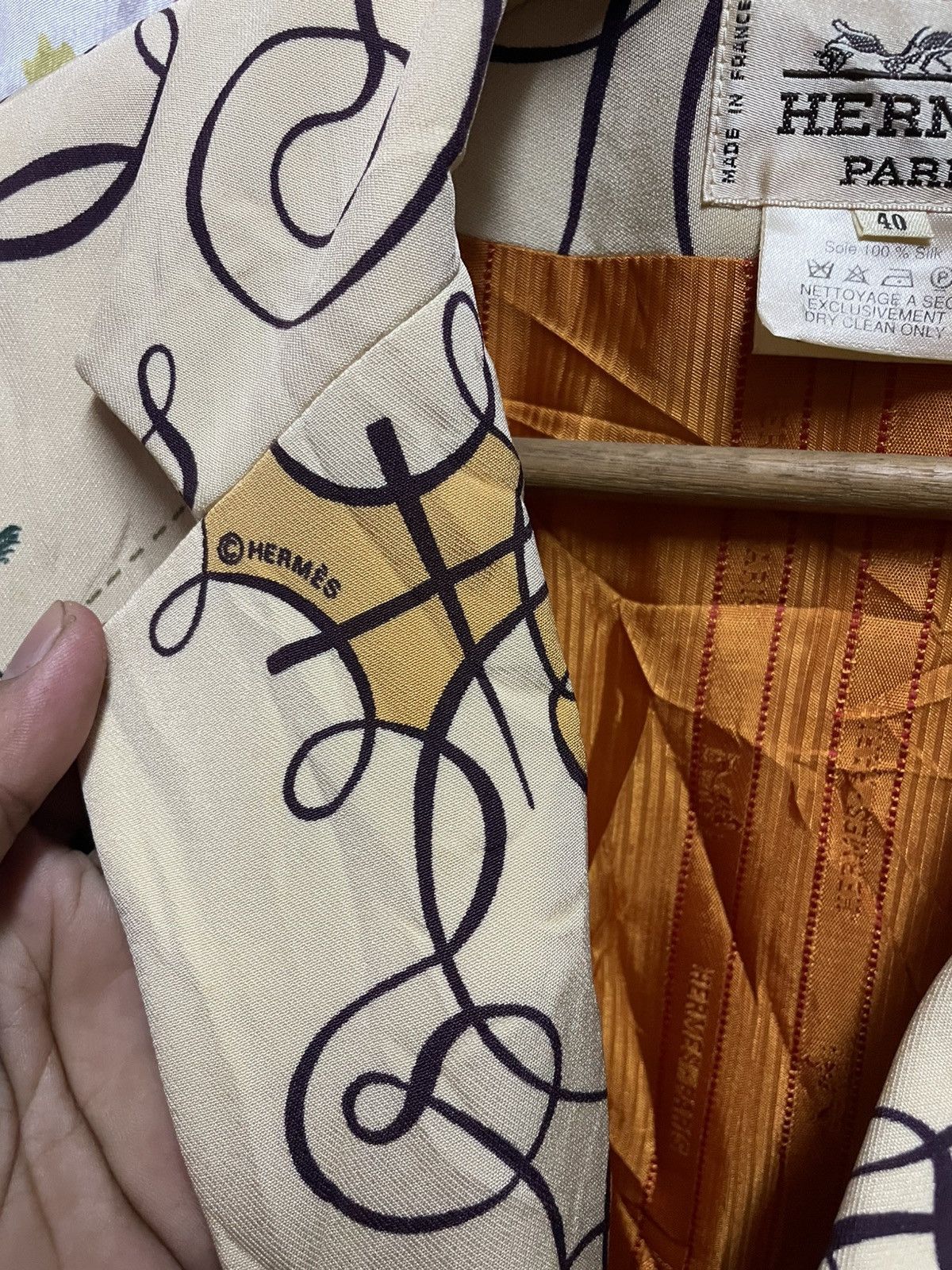 Hermes Vintage 90s Hermes Size M / US 6-8 / IT 42-44 - 17 Thumbnail