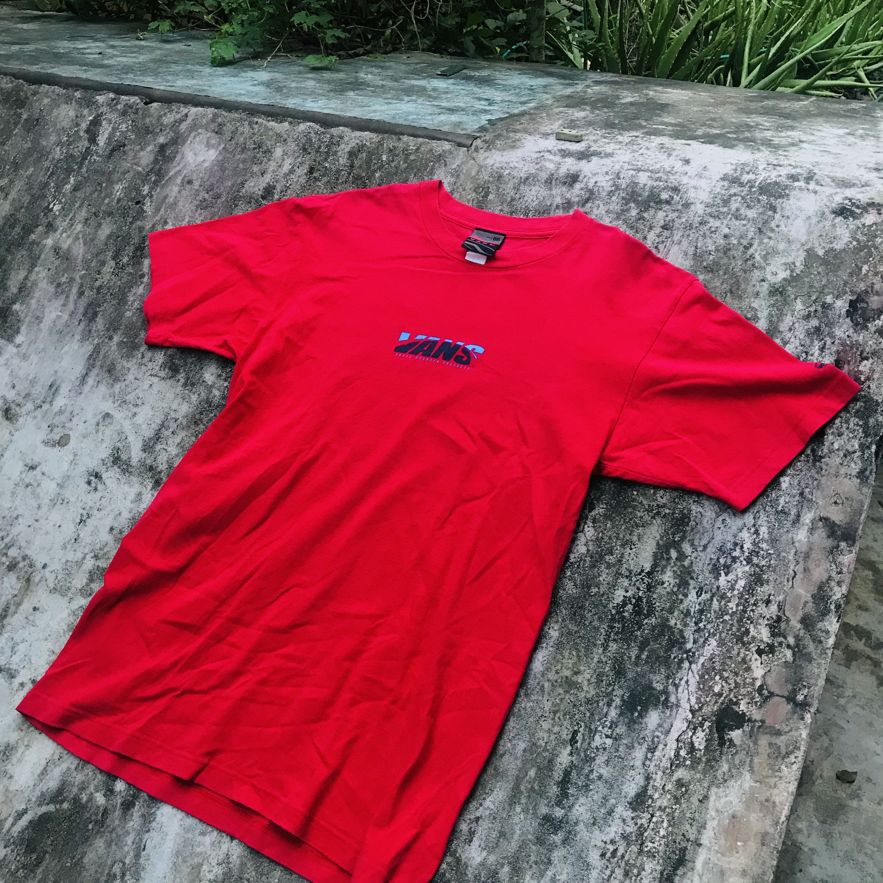 Vans × Vintage 90's Vans Skate Tee Size US L / EU 52-54 / 3 - 1 Thumbnail