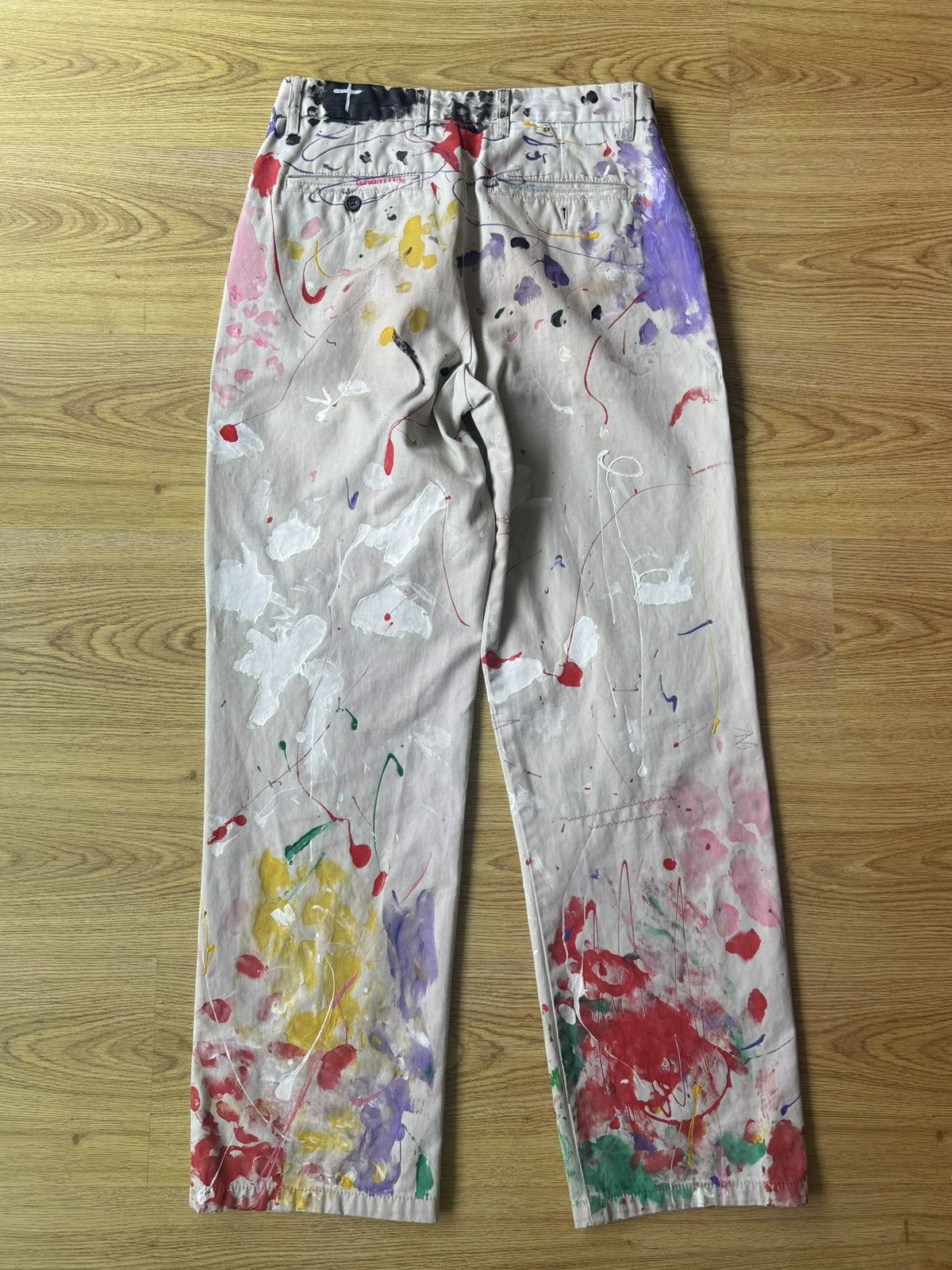 Nautica Vintage Custom Paint Splatter Pants Size US 30 / EU 46 - 8 Thumbnail
