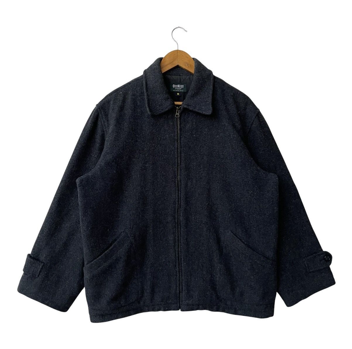 Oshkosh Vintage OshKosh B'Gosh Wool Work Blouson Jacket Size US M / EU 48-50 / 2 - 2 Thumbnail