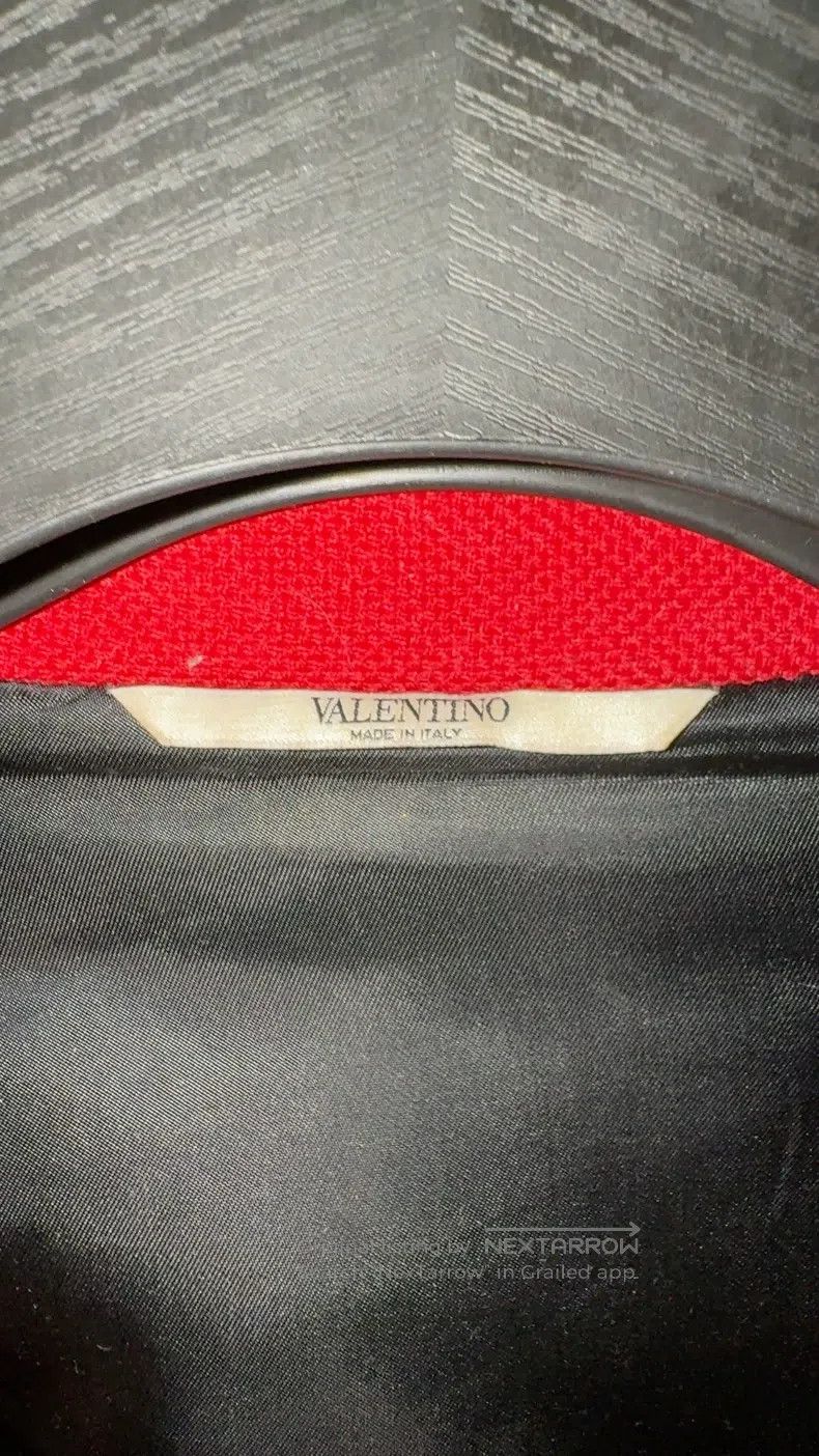 Valentino Valentino Red wool jacket Size L / US 10 / IT 46 - 3 Thumbnail