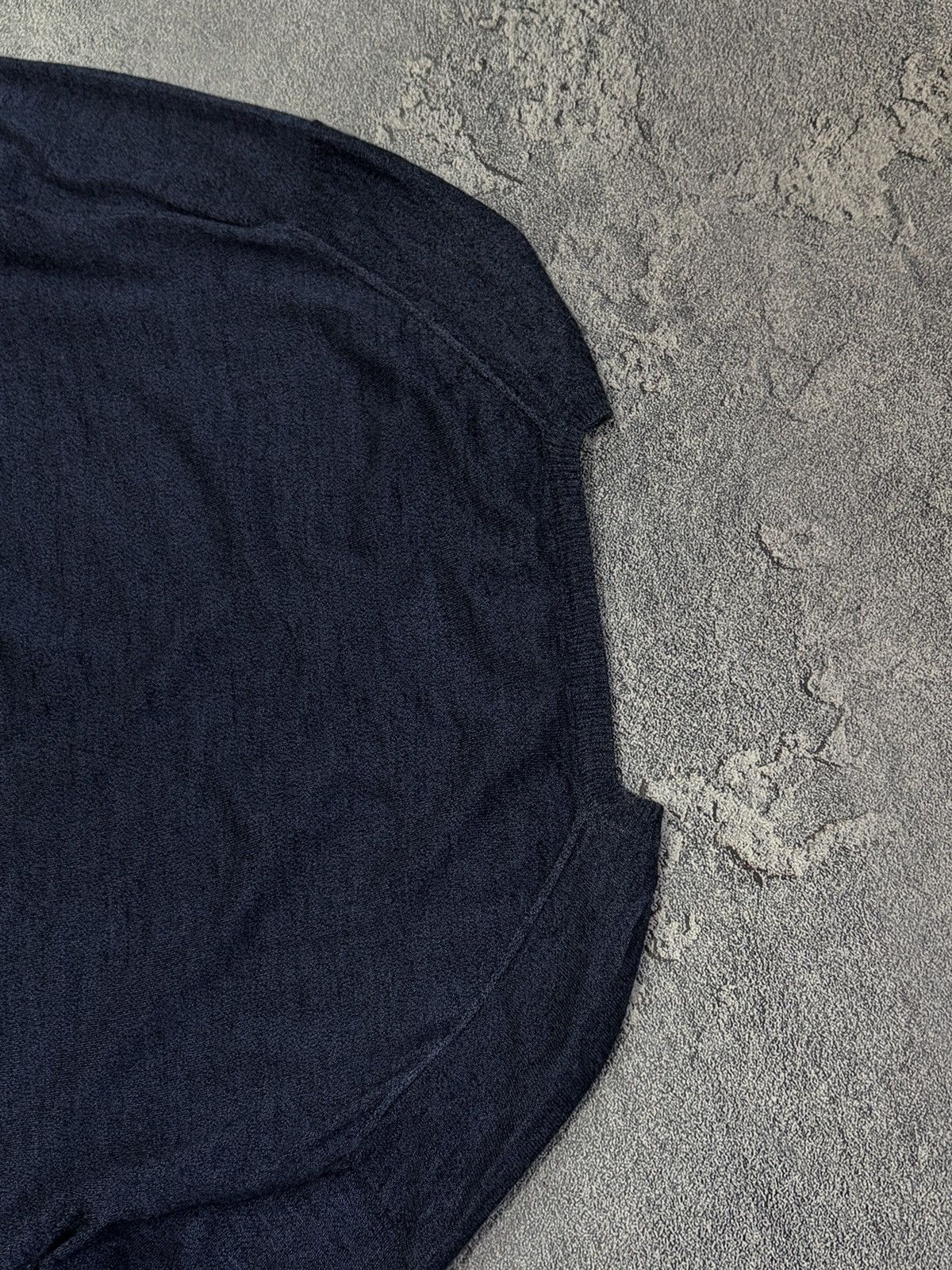 Salvatore Ferragamo Salvatore Ferragamo Cashmere Silk V-Neck Blue L Italy Size US L / EU 52-54 / 3 - 11 Thumbnail